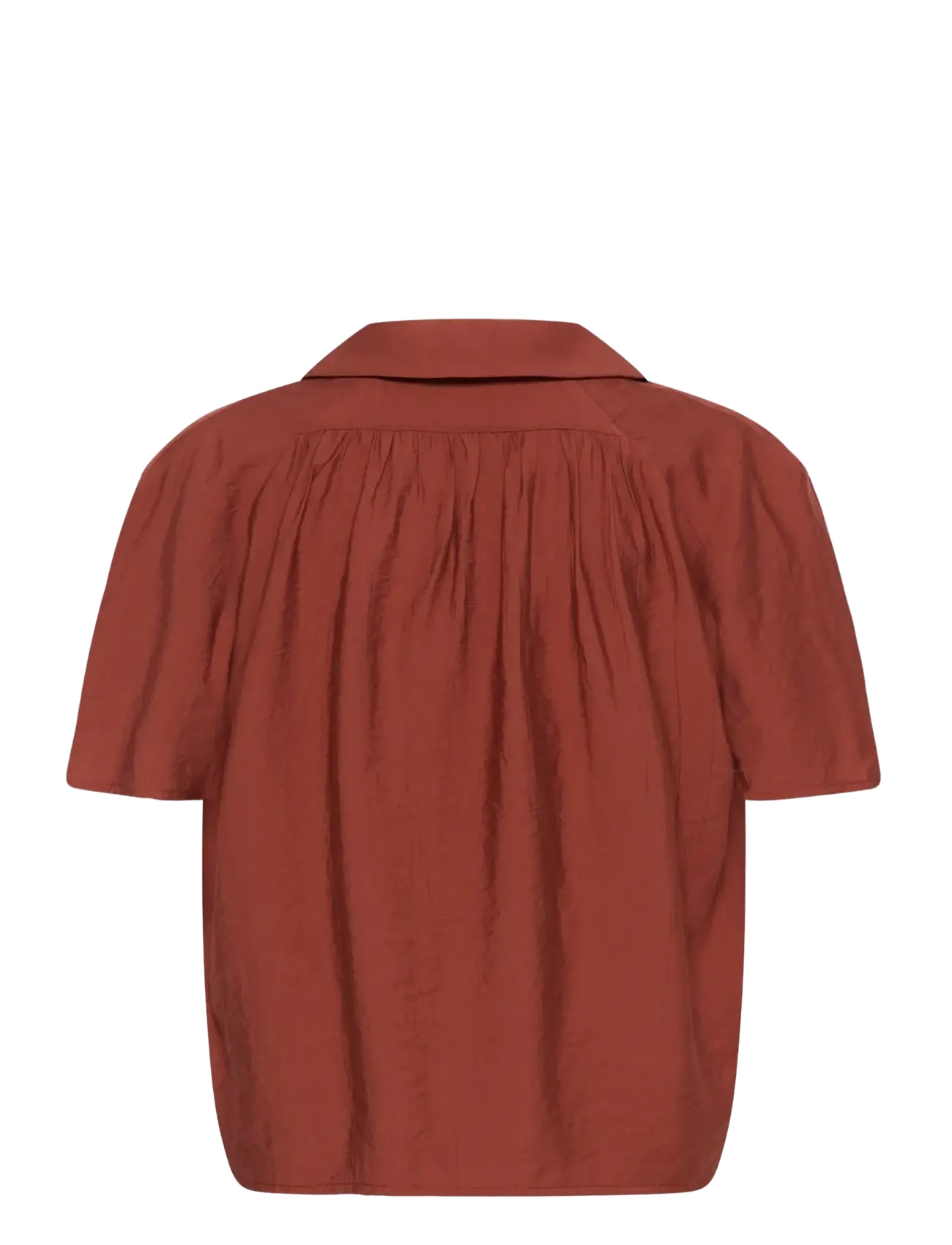 Kaffe - KAemily Blouse - kortærmede bluser - henna - 2