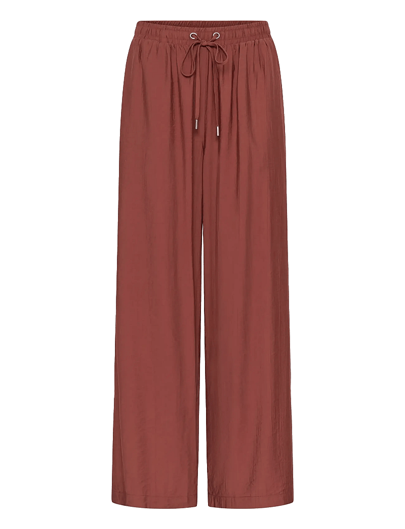 Kaffe - KAemily Wide Pants - bukser med brede ben - henna - 1