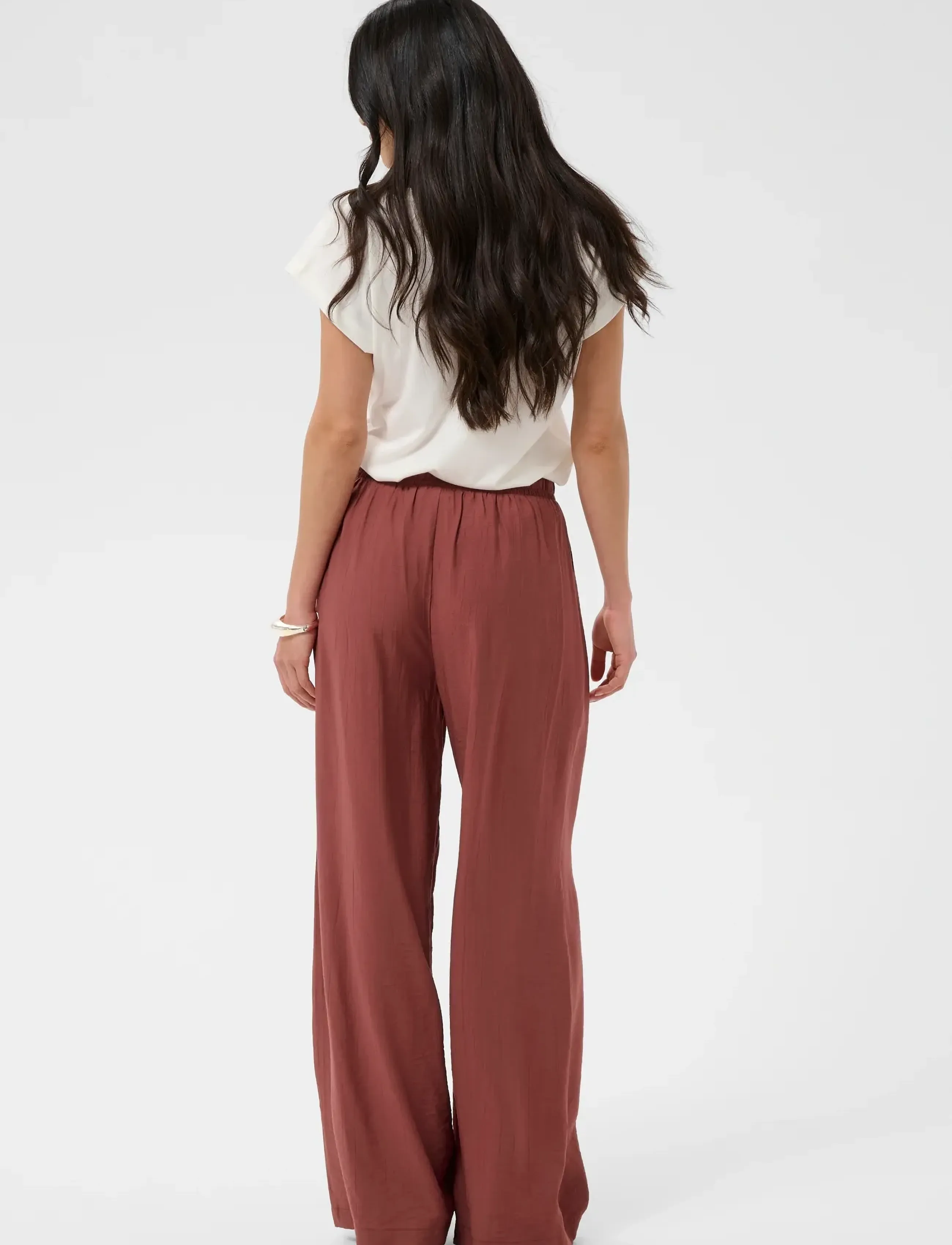 Kaffe Kaemily Wide Pants mjukisbyxor dam – bild 3
