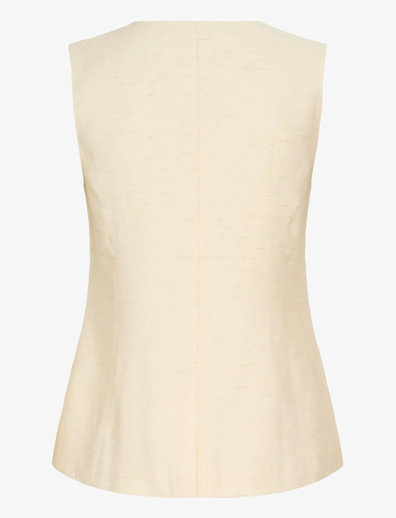 Kaffe - KAannetta Waist Coat - forårsjakker - feather gray melange - 2