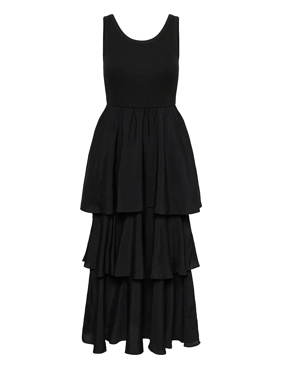 Kaffe - KAerika Dress - sommerkjoler - black deep - 1