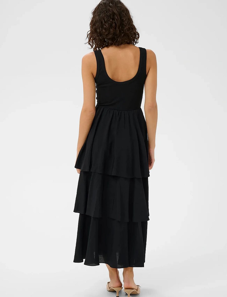 Kaffe - KAerika Dress - sommerkjoler - black deep - 3