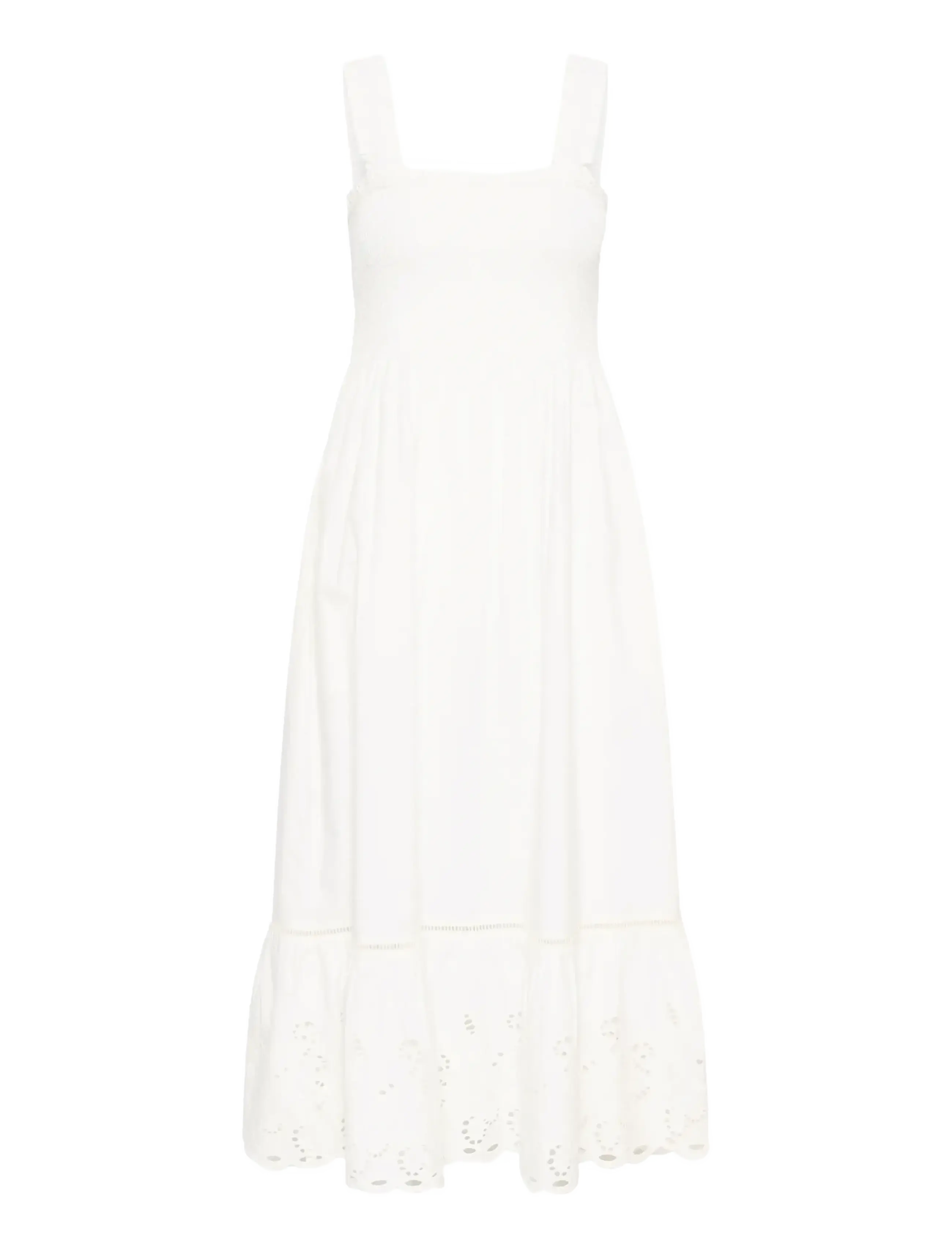 KAFFE Kagertrud Kleid Weiß - 40 - Damen