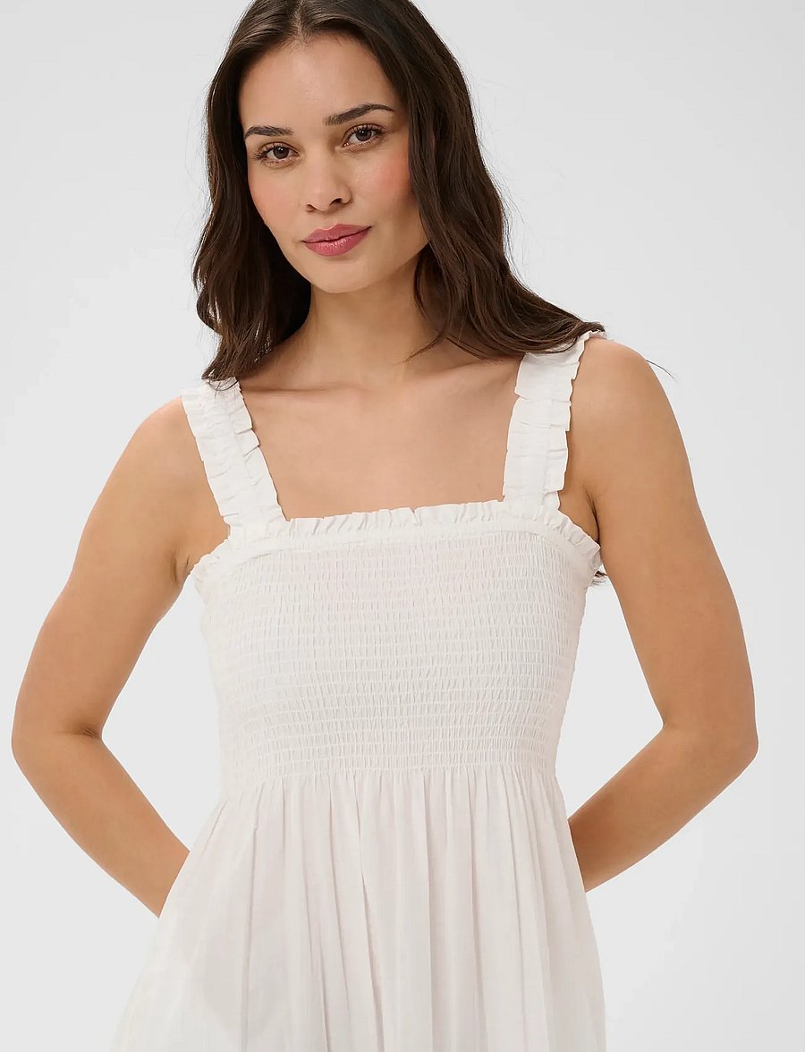 Kaffe - KAgertrud Dress - konfirmatsioon - chalk - 4