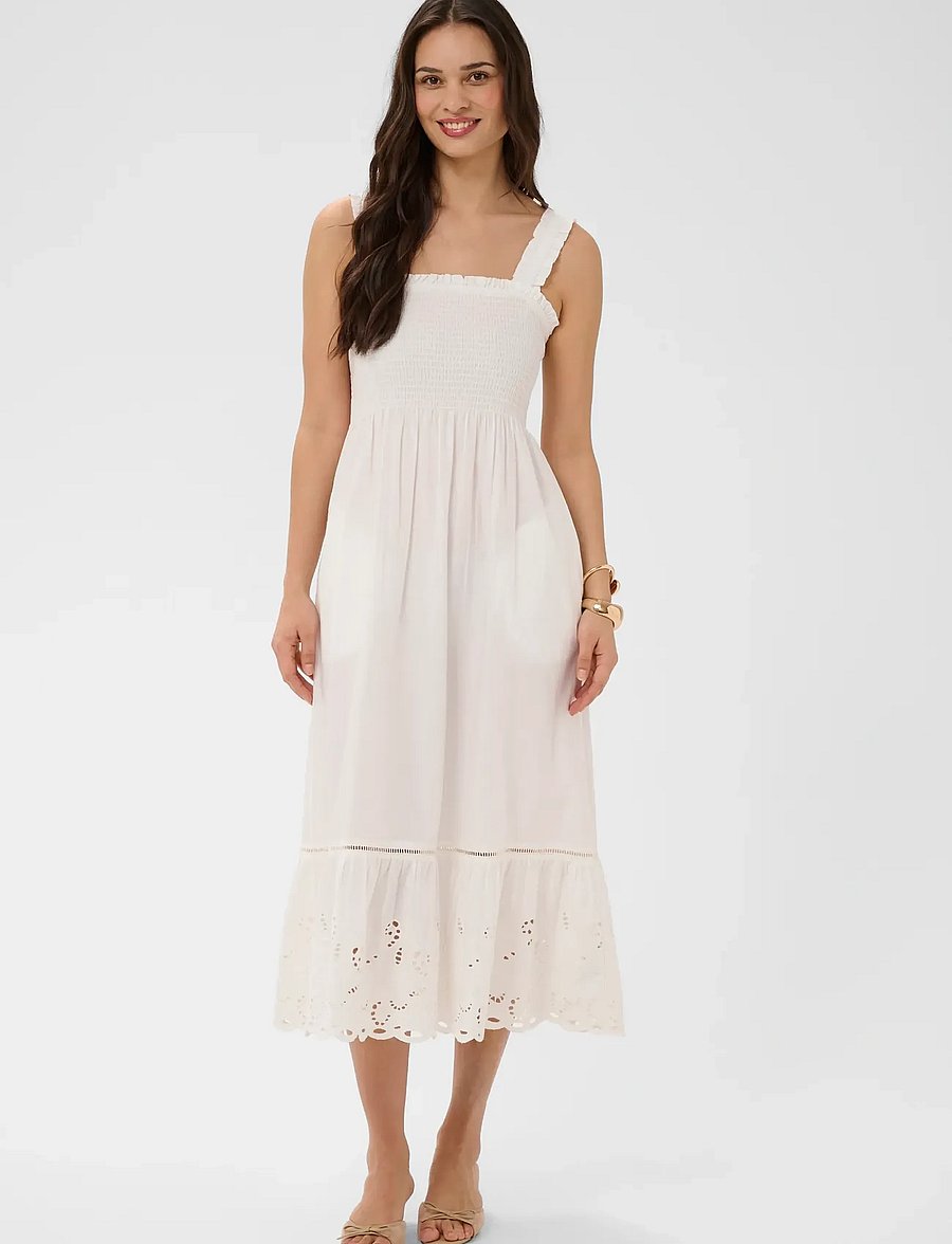 Kaffe - KAgertrud Dress - konfirmatsioon - chalk - 5