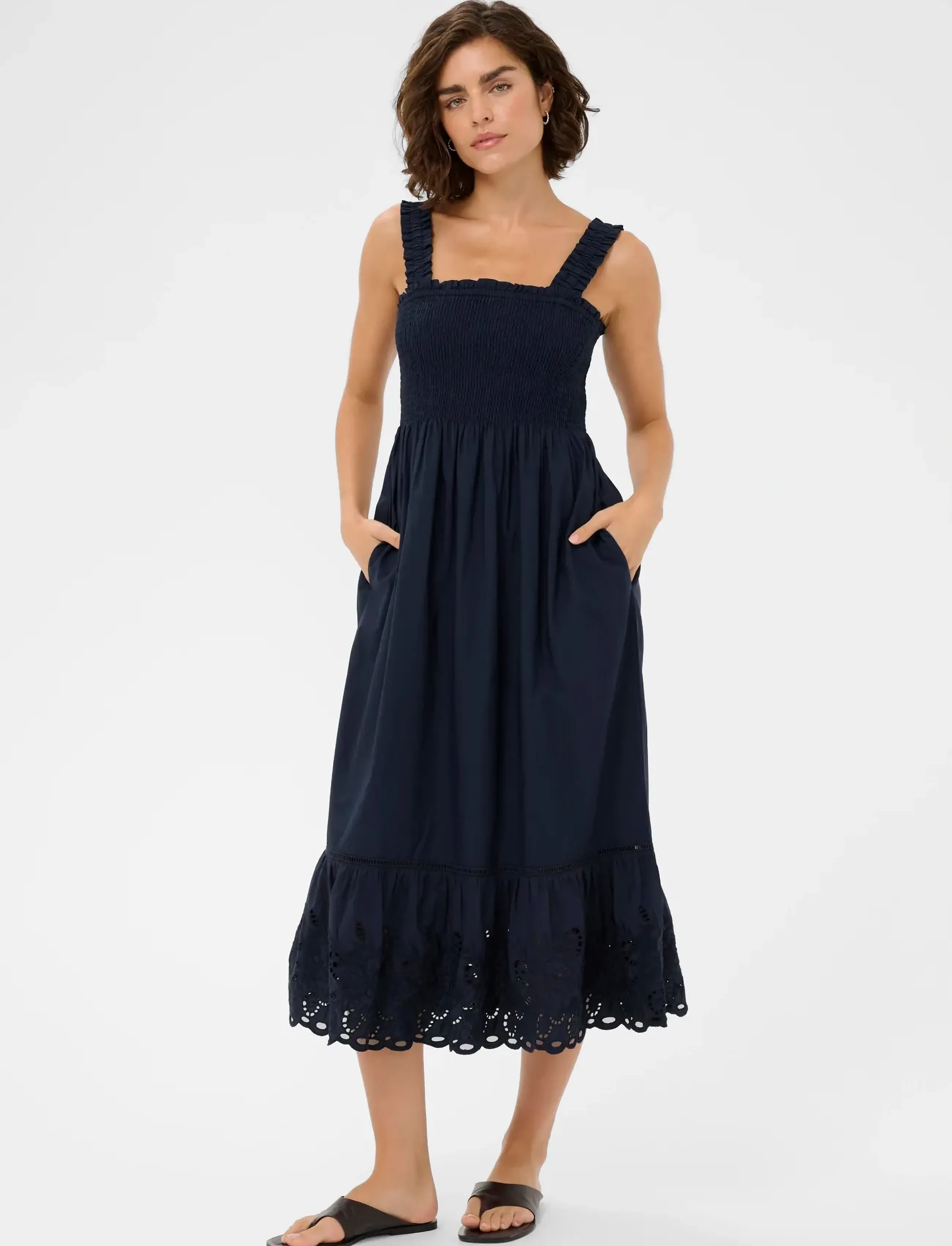Kaffe KAgertrud Dress - Midikleidid - MIDNIGHT MARINE / navy