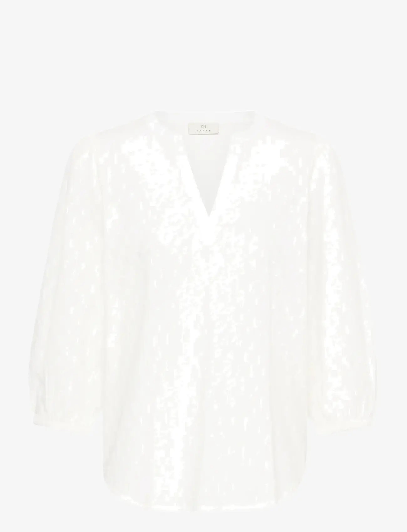 Kaffe - KAbea Blouse - langärmlige blusen - chalk - 1