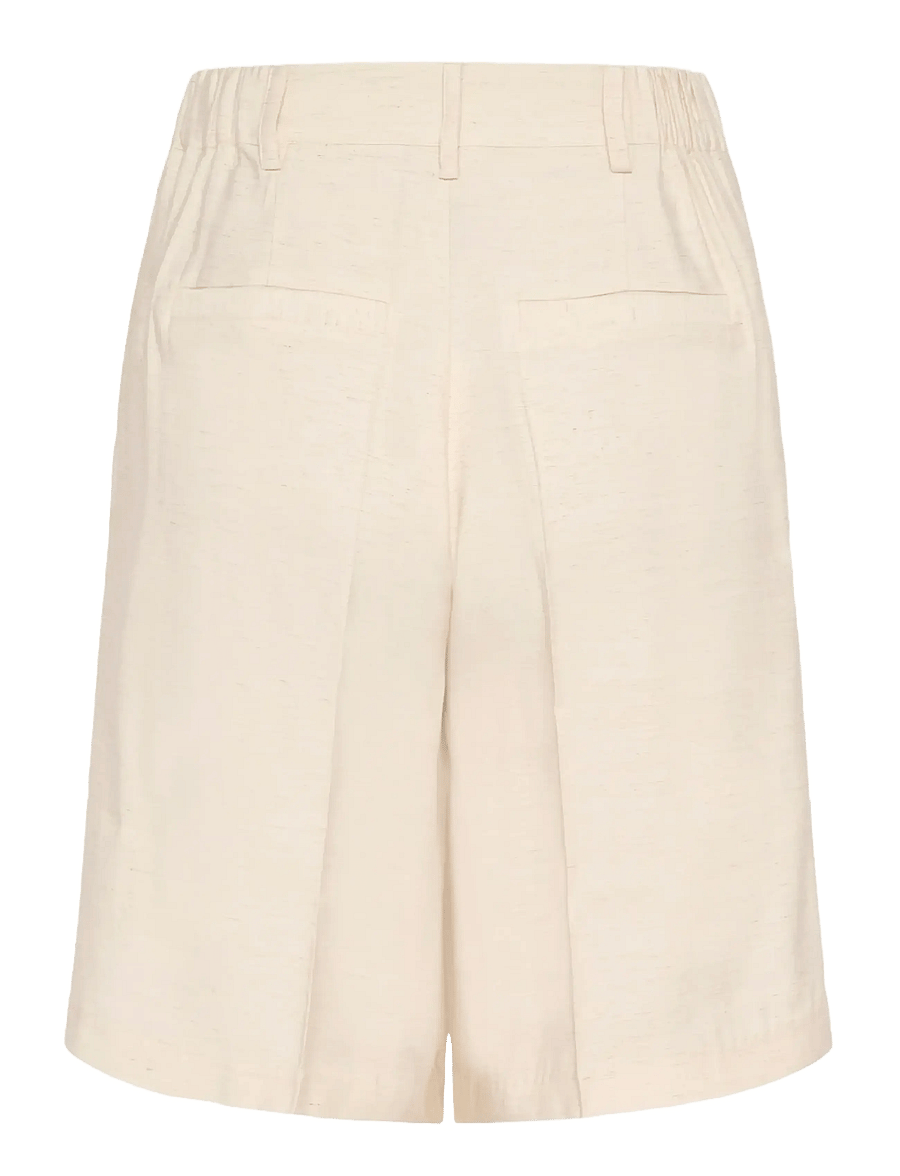 Kaffe - KAannetta HW Shorts - linneshorts - feather gray melange - 2
