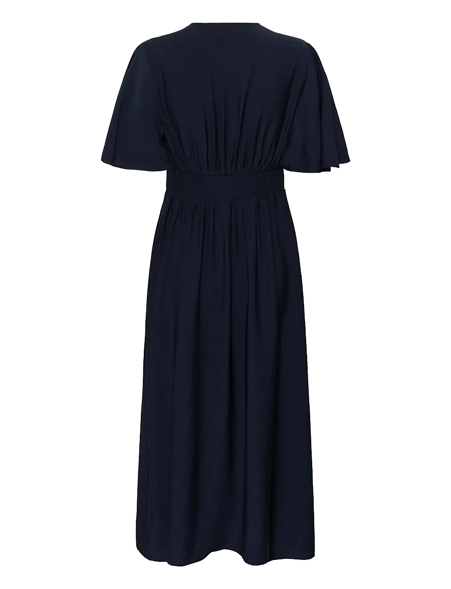 Kaffe - KAsirena Long Dress - summer dresses - midnight marine - 2