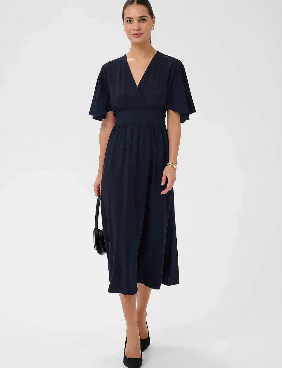 Kaffe - KAsirena Long Dress - summer dresses - midnight marine - 0