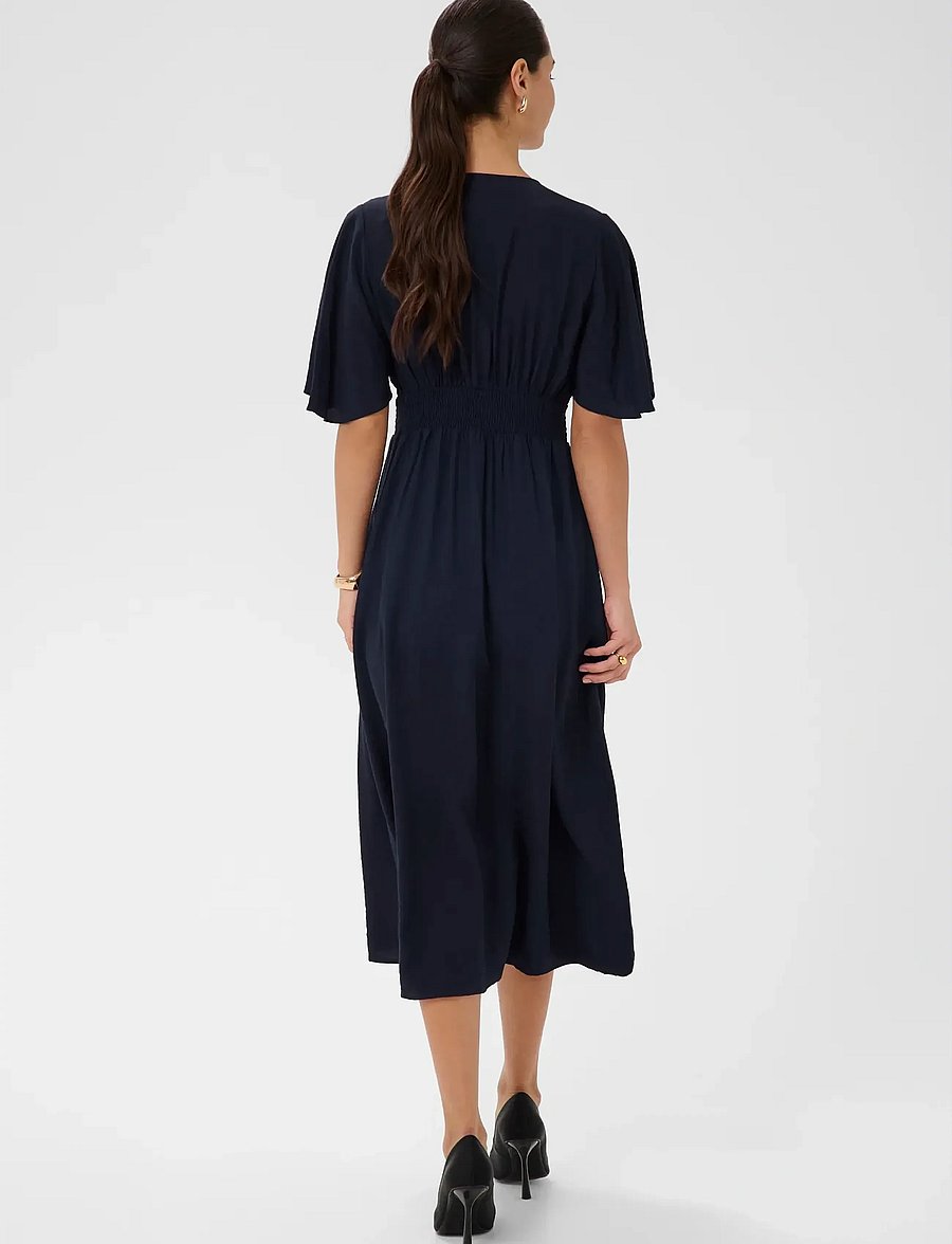 Kaffe - KAsirena Long Dress - summer dresses - midnight marine - 3