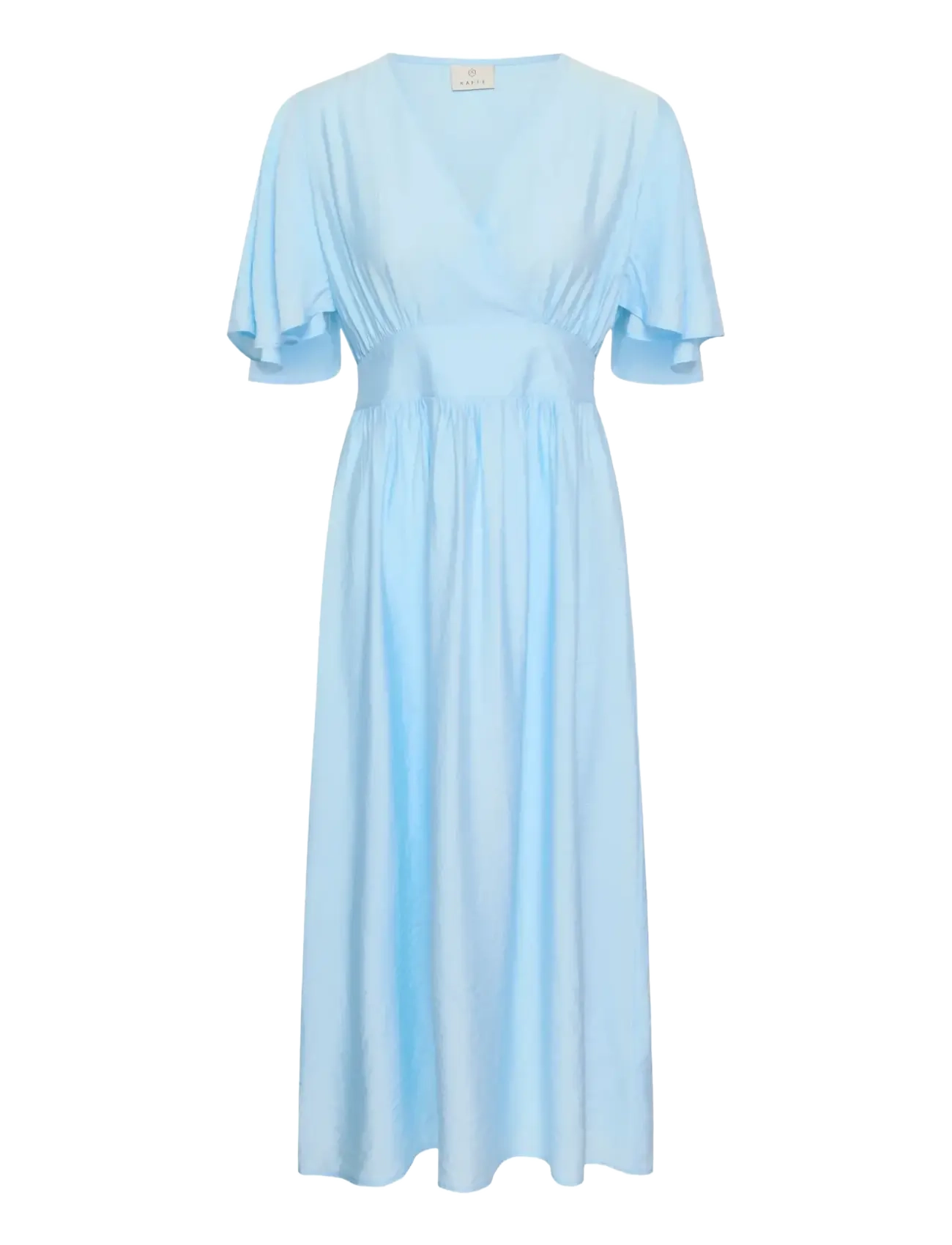 KAFFE Kasirena Long Kleid Blau - 42 - Damen