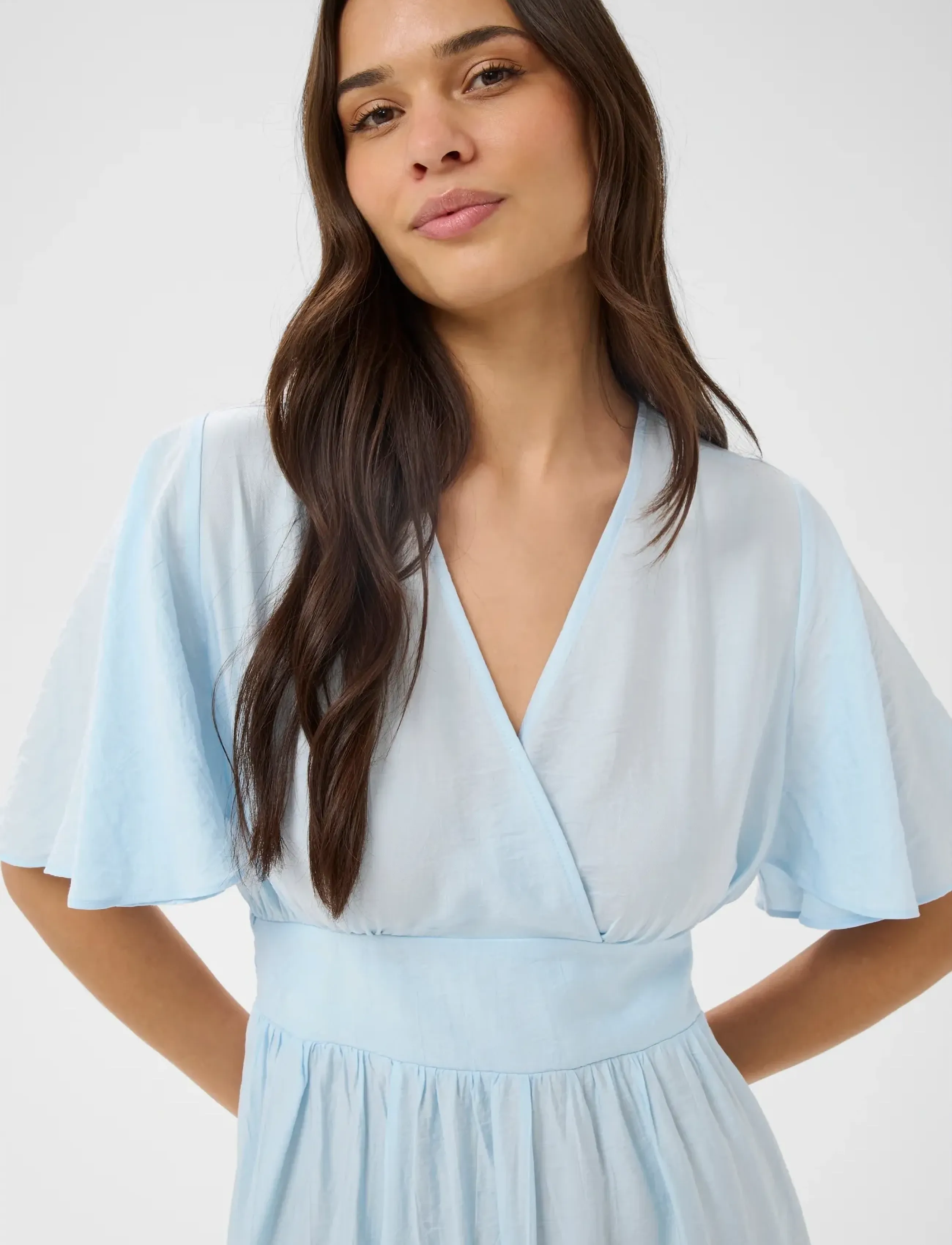 Kaffe KAsirena Long Dress - Kleider - NANTUCKET BREEZE / blue