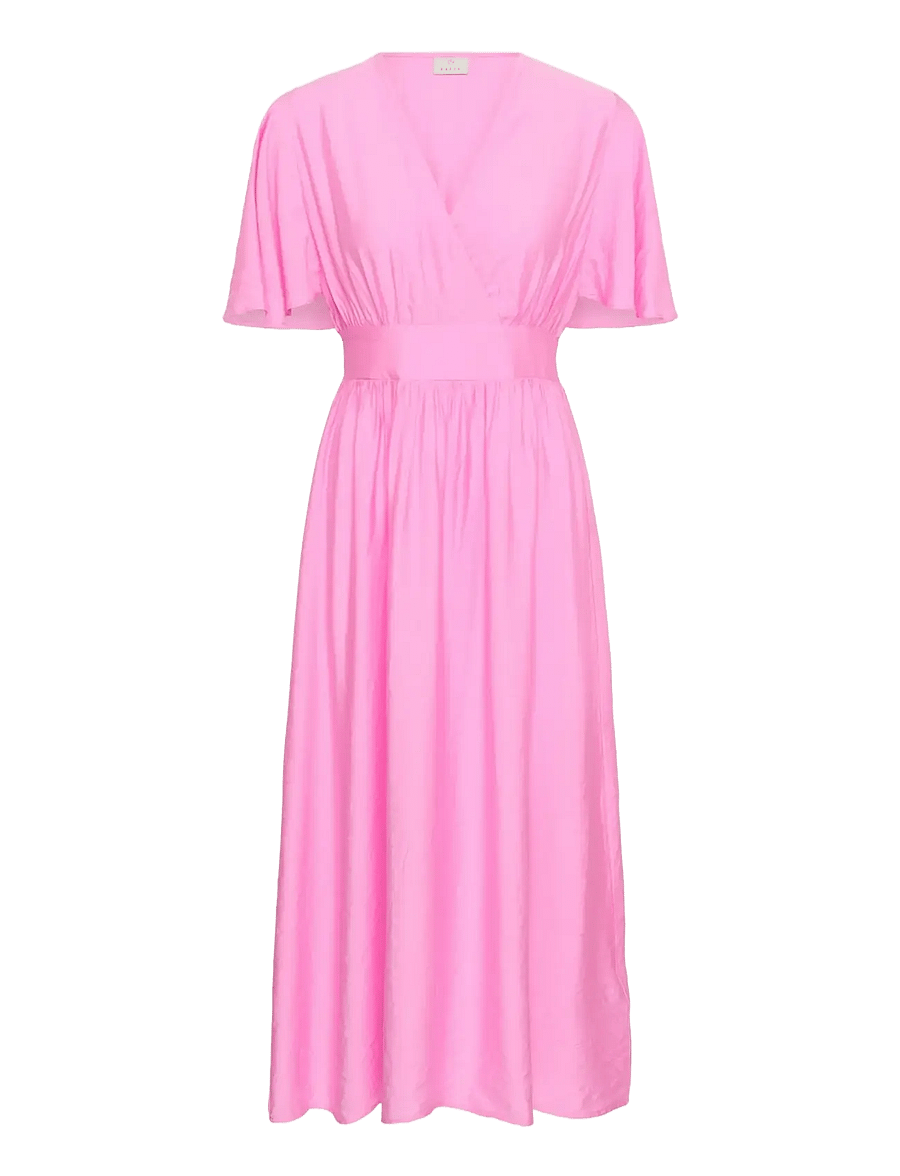 Kaffe - KAsirena Long Dress - summer dresses - pink frosting - 1