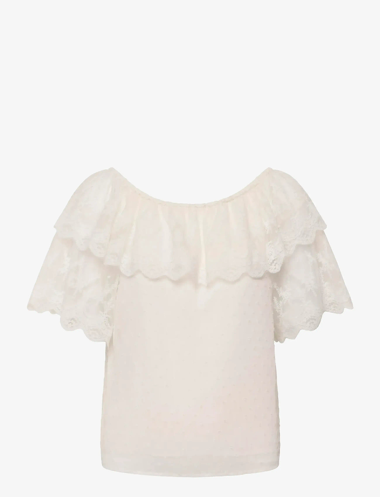 Kaffe - KAthea Blouse - short-sleeved blouses - chalk - 1