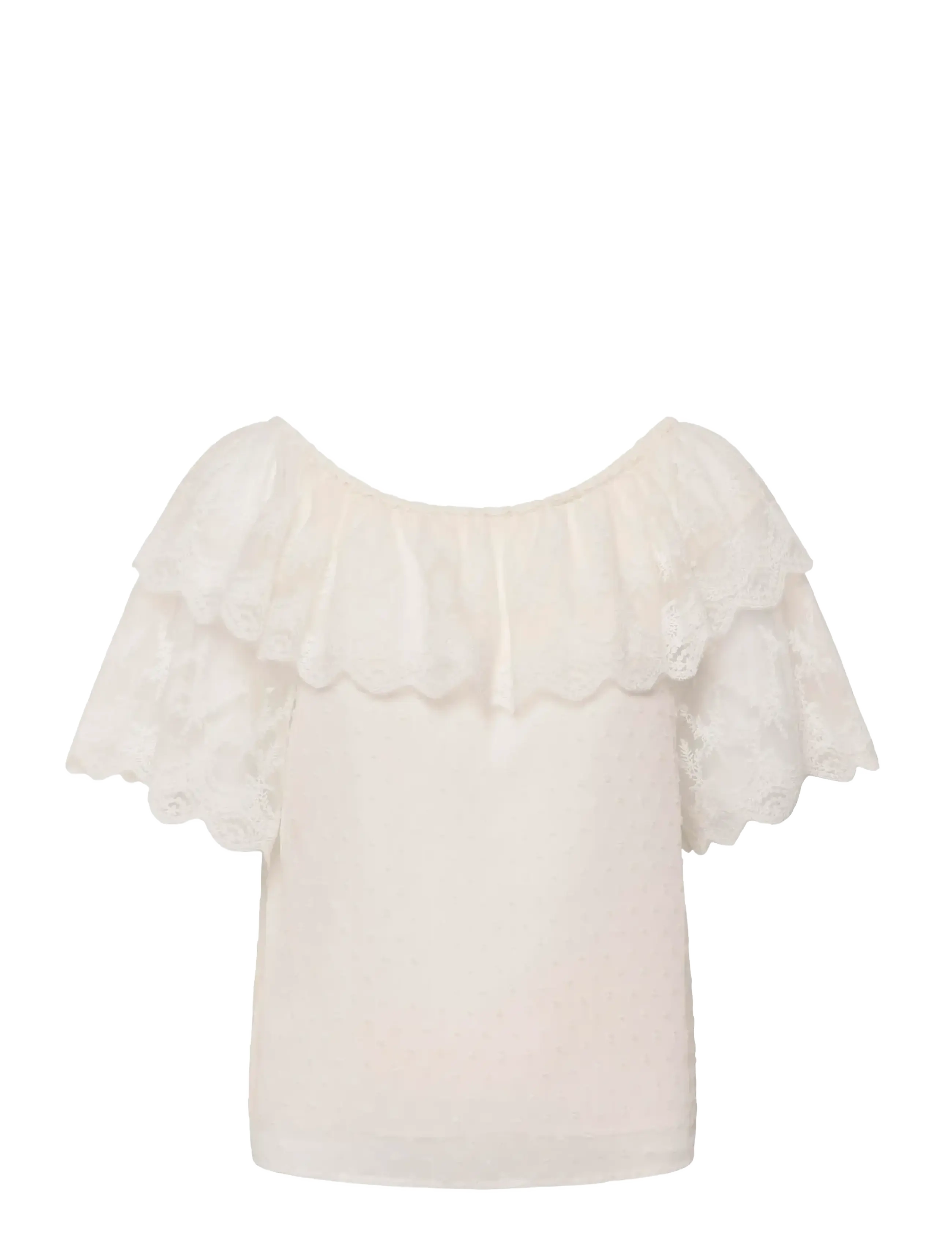 Kaffe KAthea Blouse - Vêtements - CHALK / white