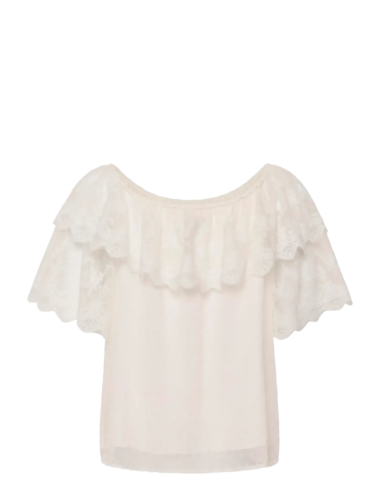 Kaffe - KAthea Blouse - kurzärmelige blusen - chalk - 2