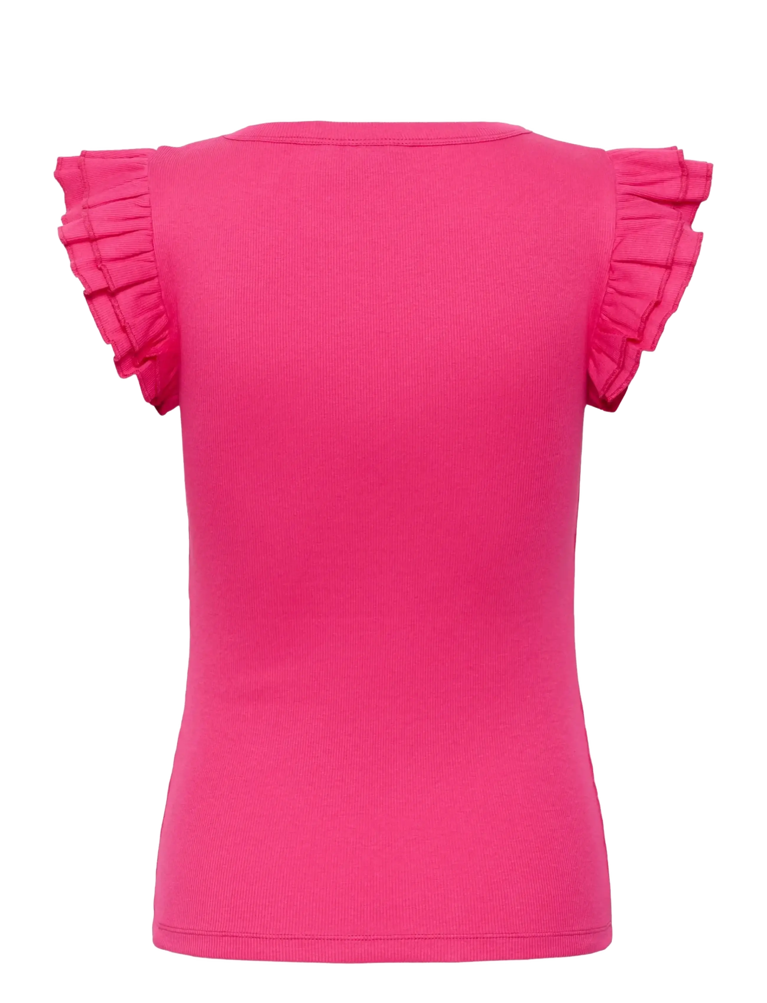 Kaffe - KAcarna Flounce Top - t-shirty - beetroot purple - 2