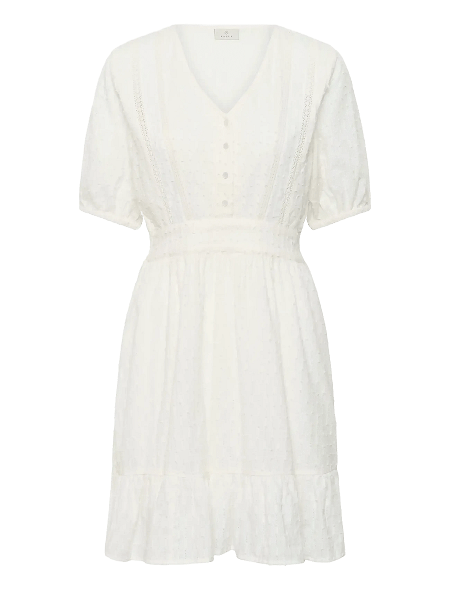 Kaffe - KAbea dress - confirmation - chalk - 1