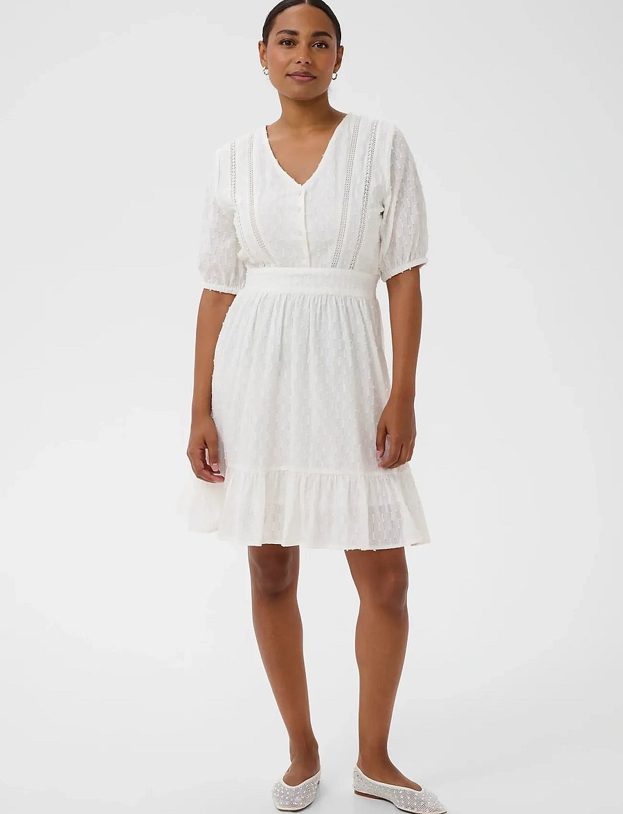 Kaffe - KAbea dress - confirmation - chalk - 3