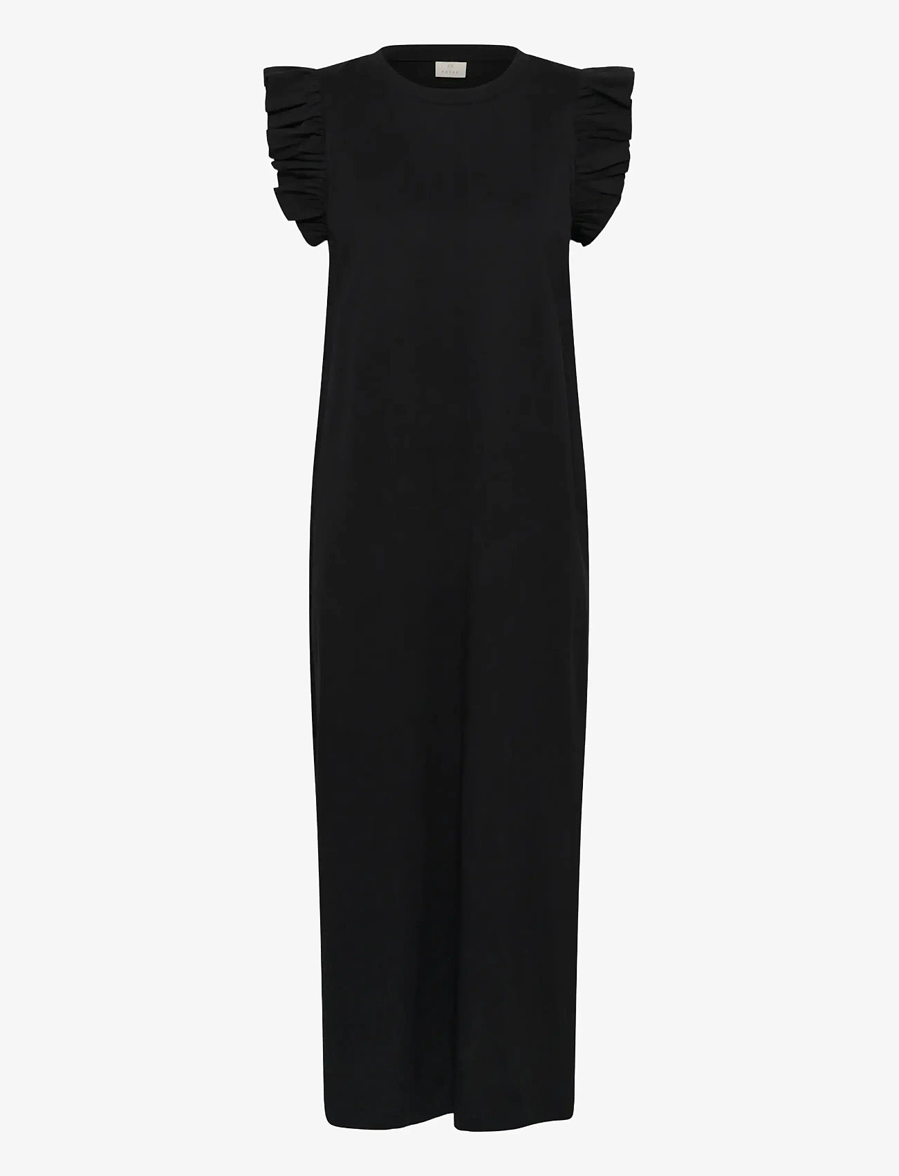 Kaffe - KAcelina Flounce Dress - suvekleidid - black deep - 1
