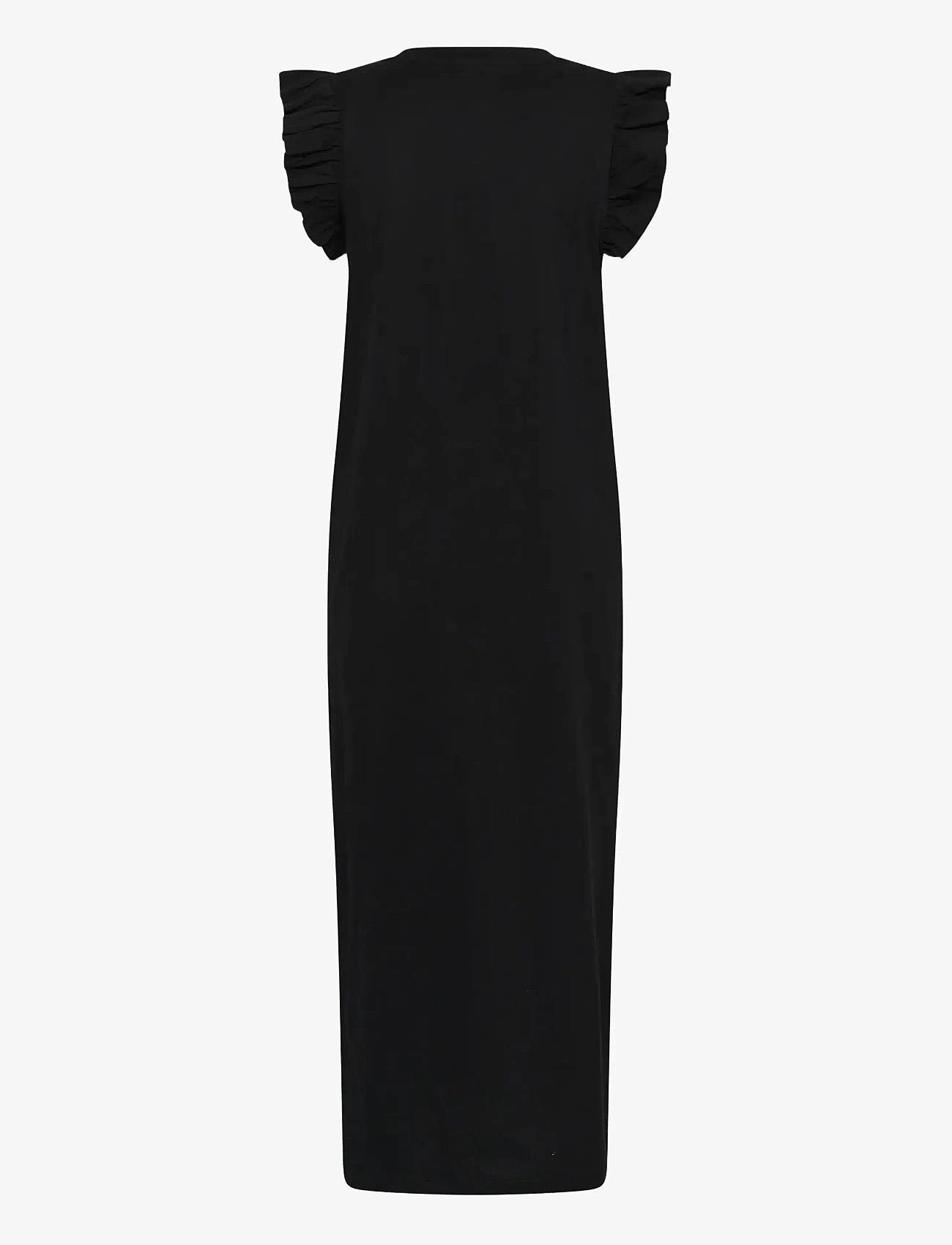 Kaffe - KAcelina Flounce Dress - suvekleidid - black deep - 2