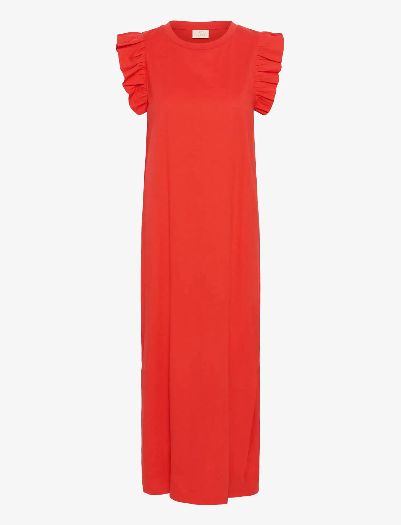 Kaffe - KAcelina Flounce Dress - suvekleidid - poppy red - 1