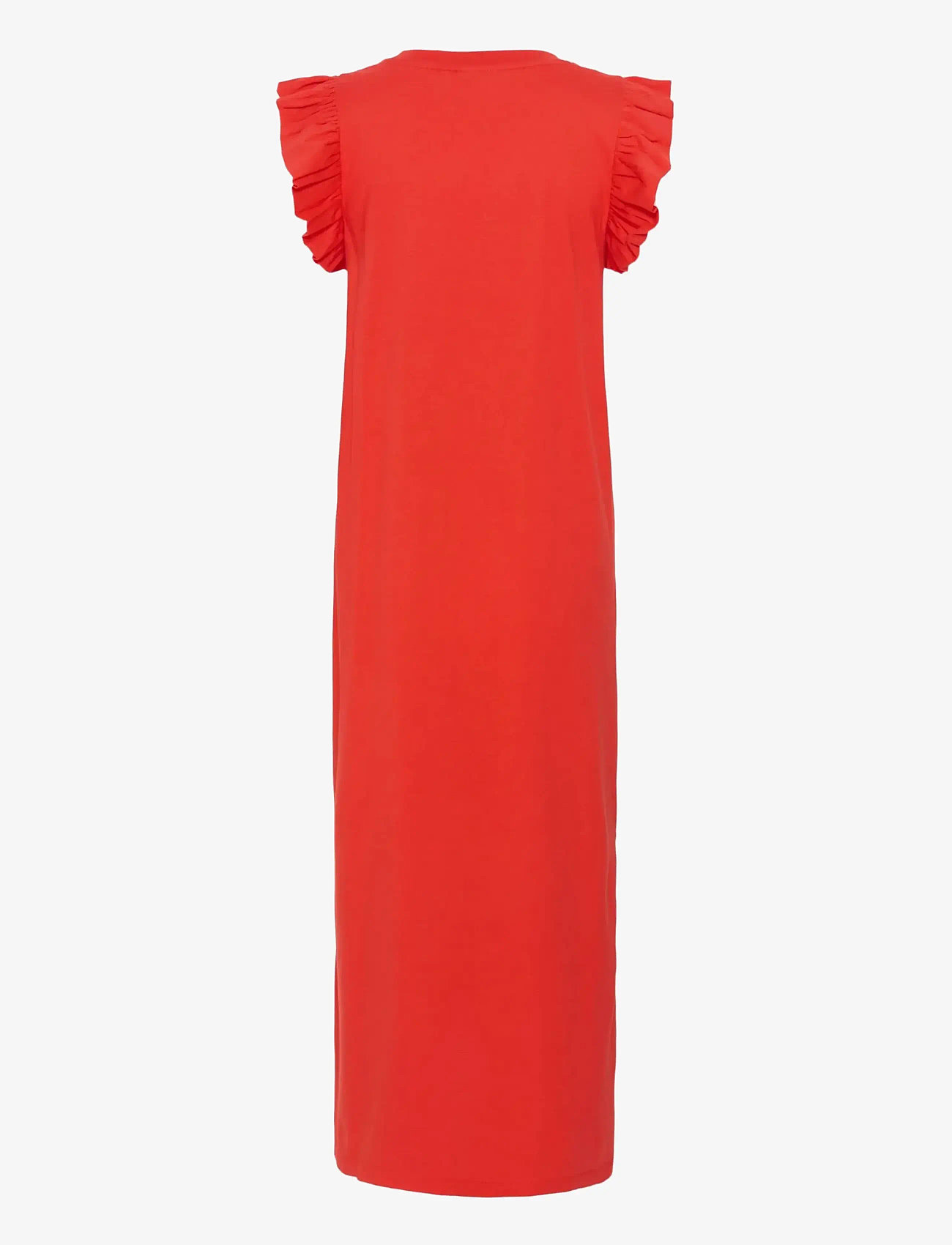 Kaffe - KAcelina Flounce Dress - suvekleidid - poppy red - 2