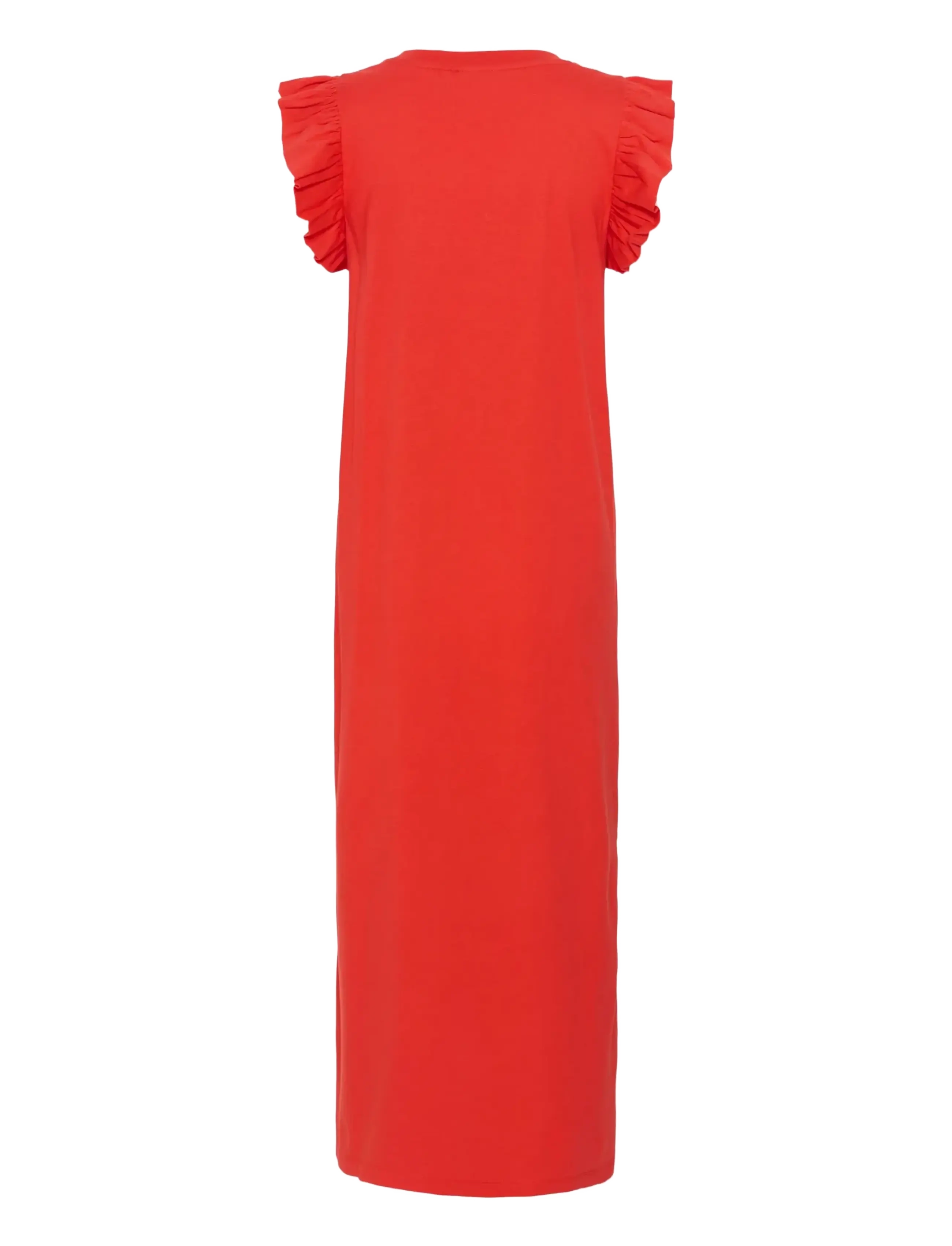 Kaffe - KAcelina Flounce Dress - sommarklänningar - poppy red - 2