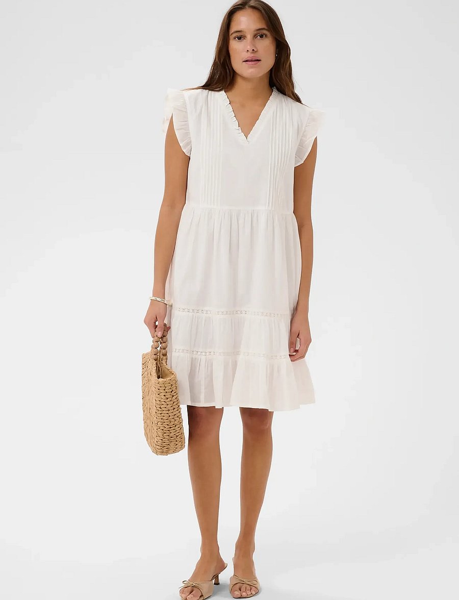 Kaffe - KAvalerie Dress - konfirmatsioon - chalk - 3