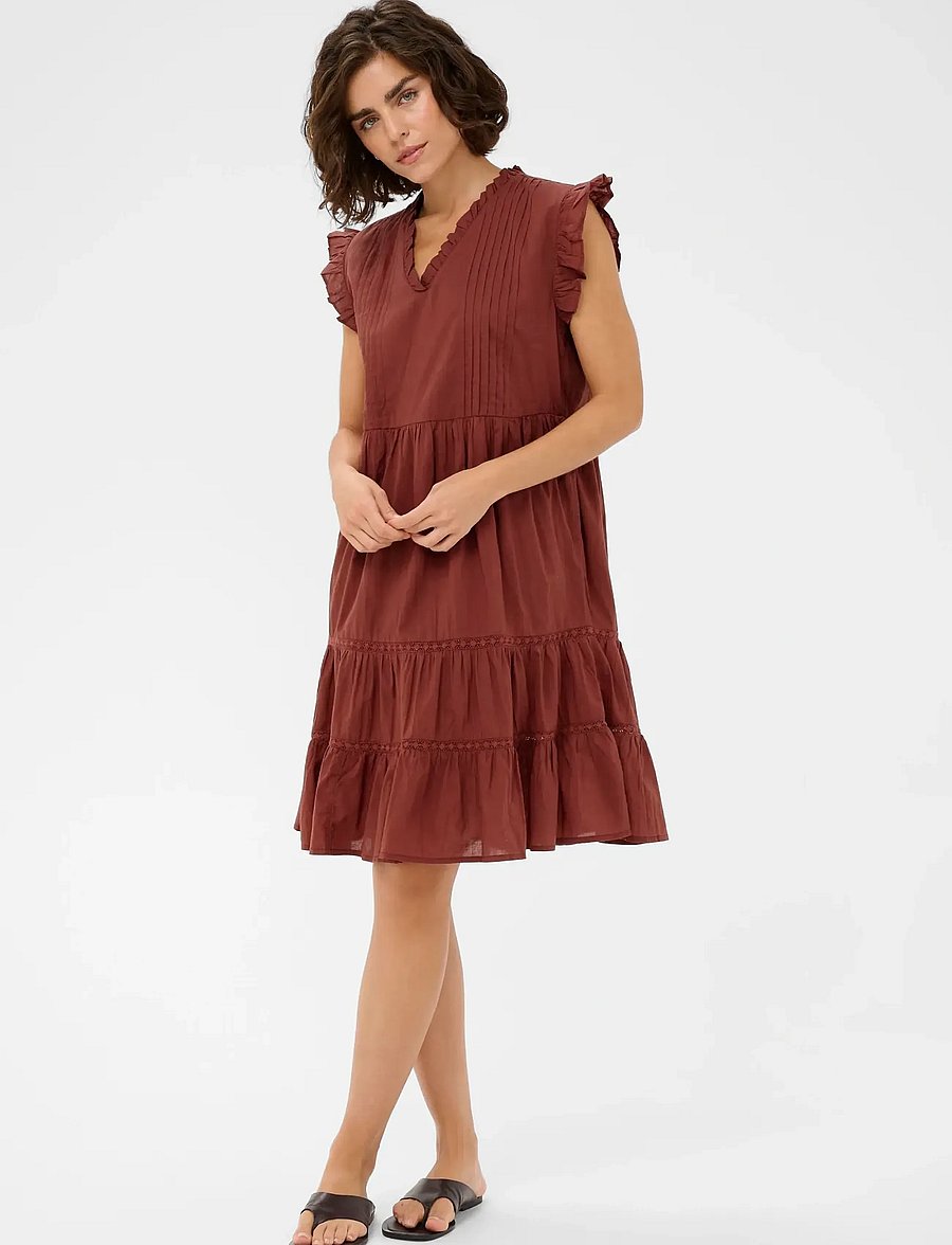 Kaffe - KAvalerie Dress - konfirmation - henna - 3
