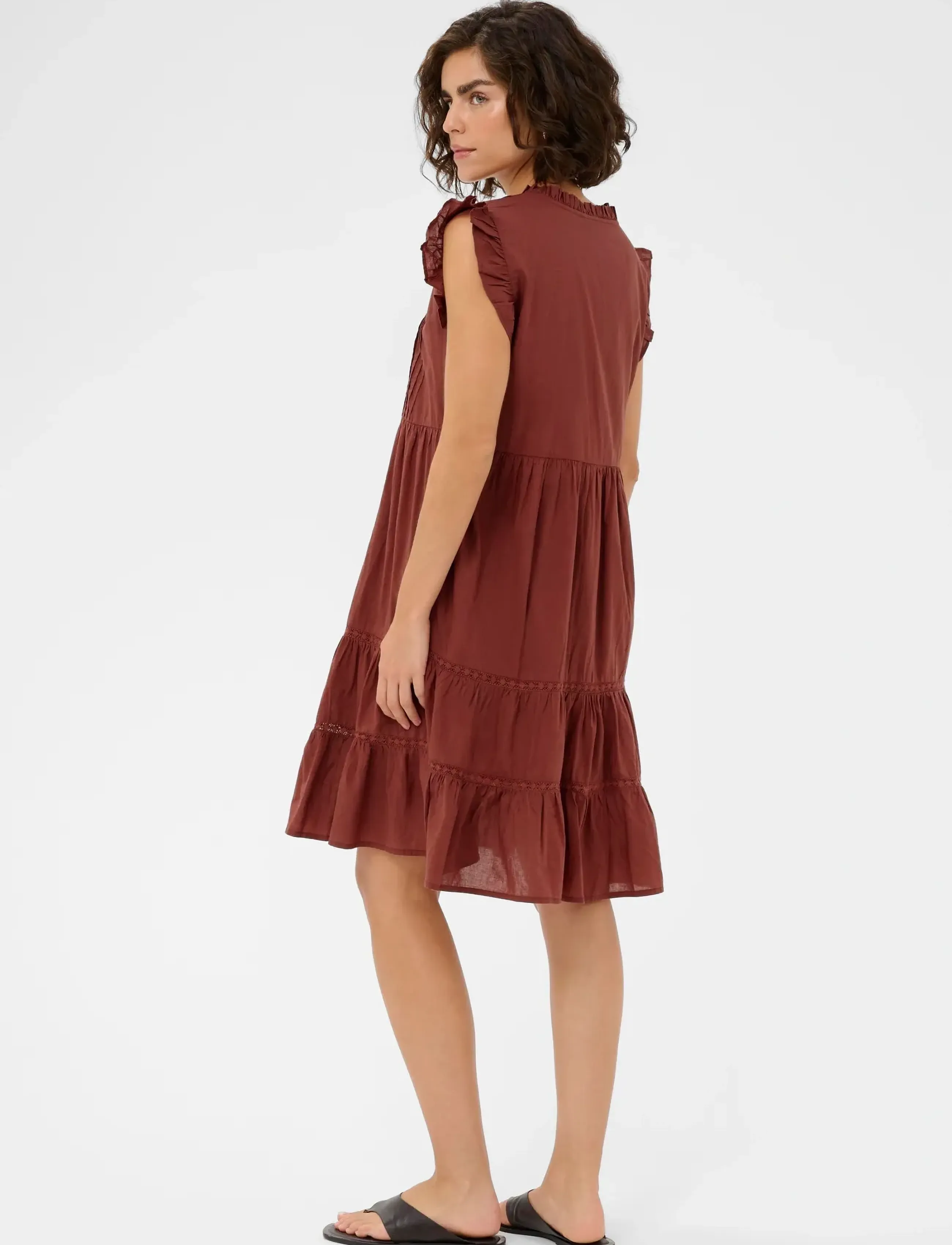 Kaffe - KAvalerie Dress - konfirmation - henna - 4
