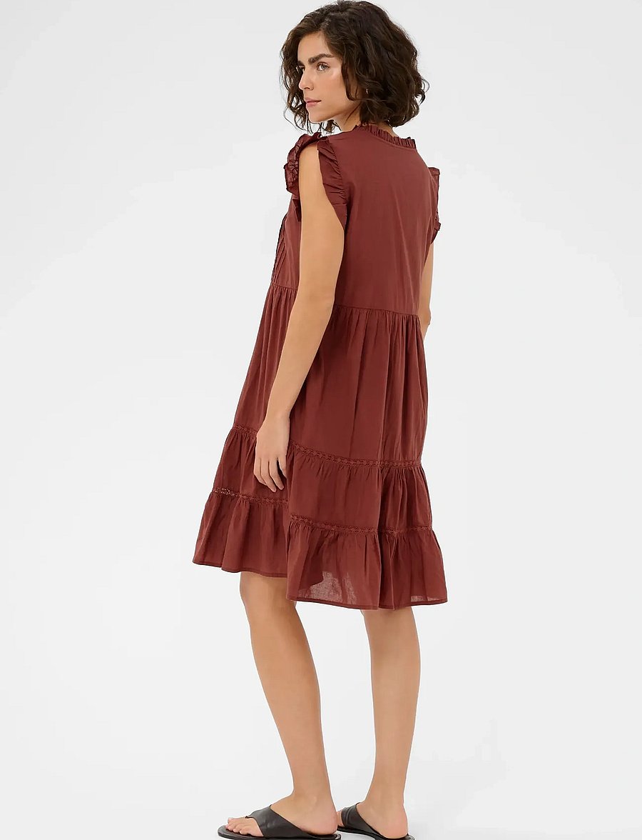 Kaffe - KAvalerie Dress - konfirmation - henna - 4