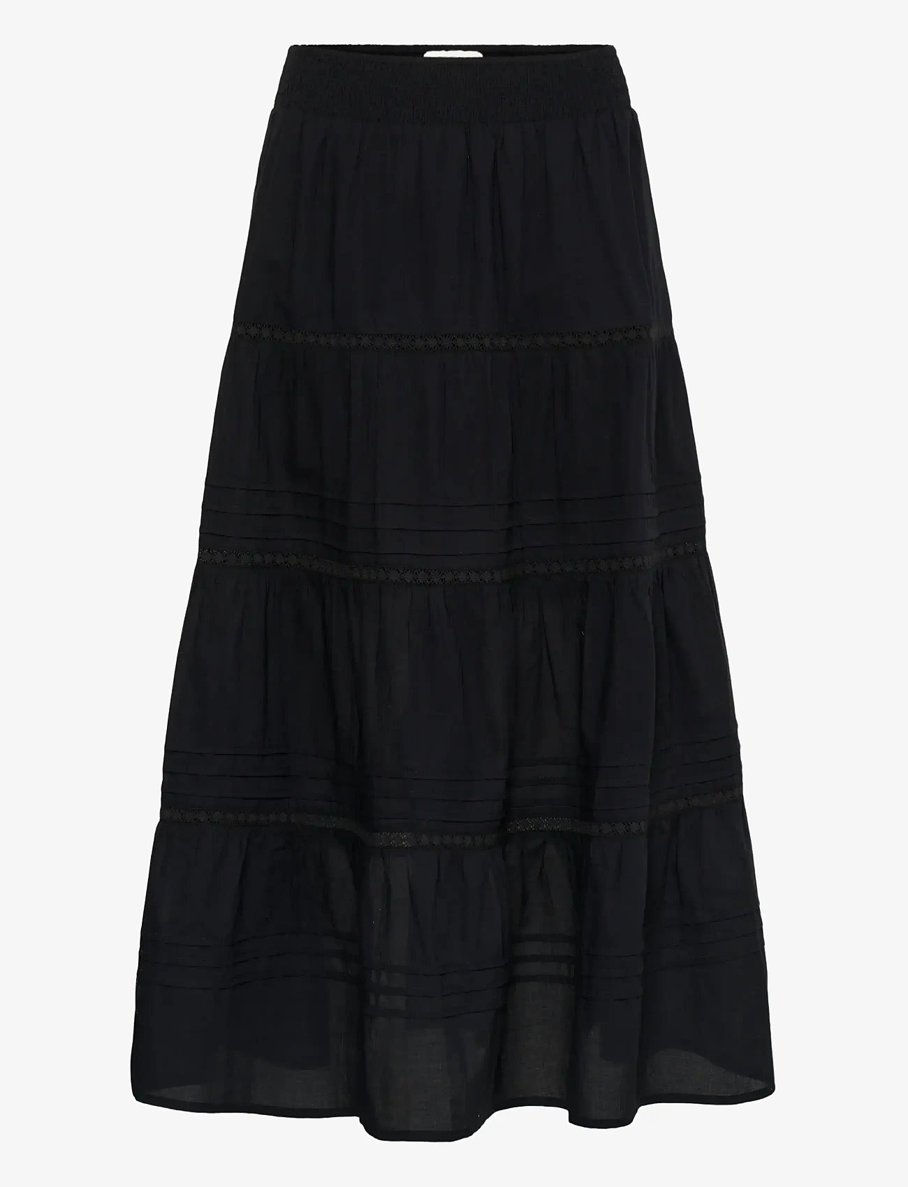Kaffe - KAvalerie Skirt - maxi nederdele - black deep - 1