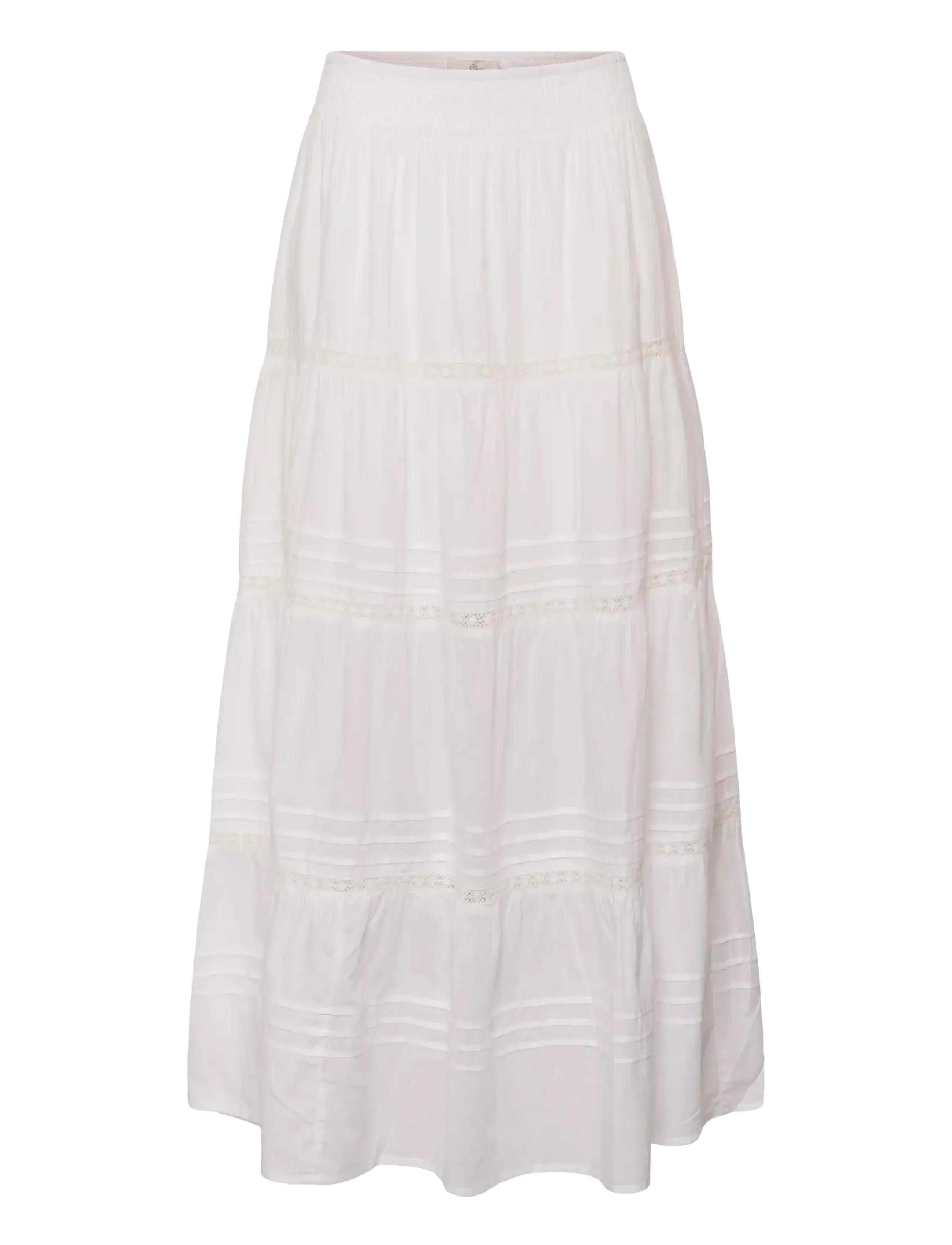 Kaffe KAvalerie Skirt - Spódnice - CHALK / white