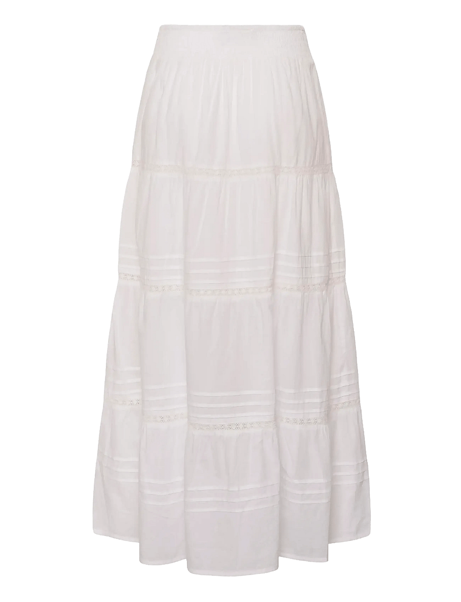 Kaffe - KAvalerie Skirt - maksiseelikud - chalk - 1