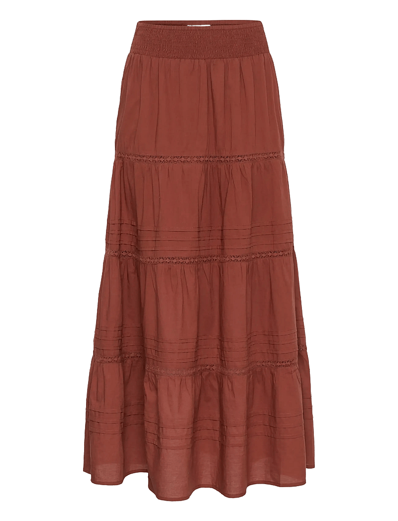 Kaffe - KAvalerie Skirt - maxi skirts - henna - 1