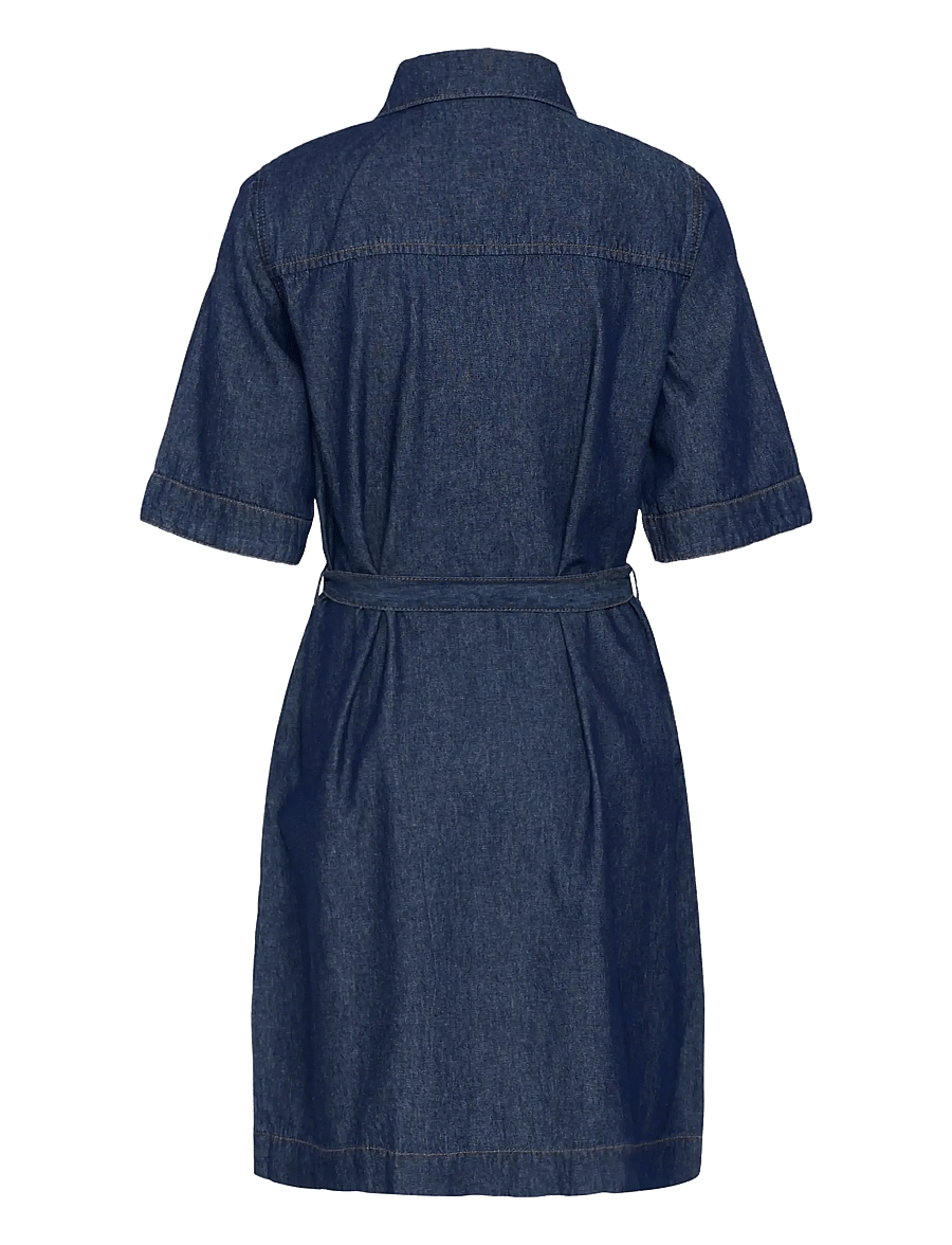 Kaffe - KAjade Denim Dress - hemdkleider - dark blue chambray - 2