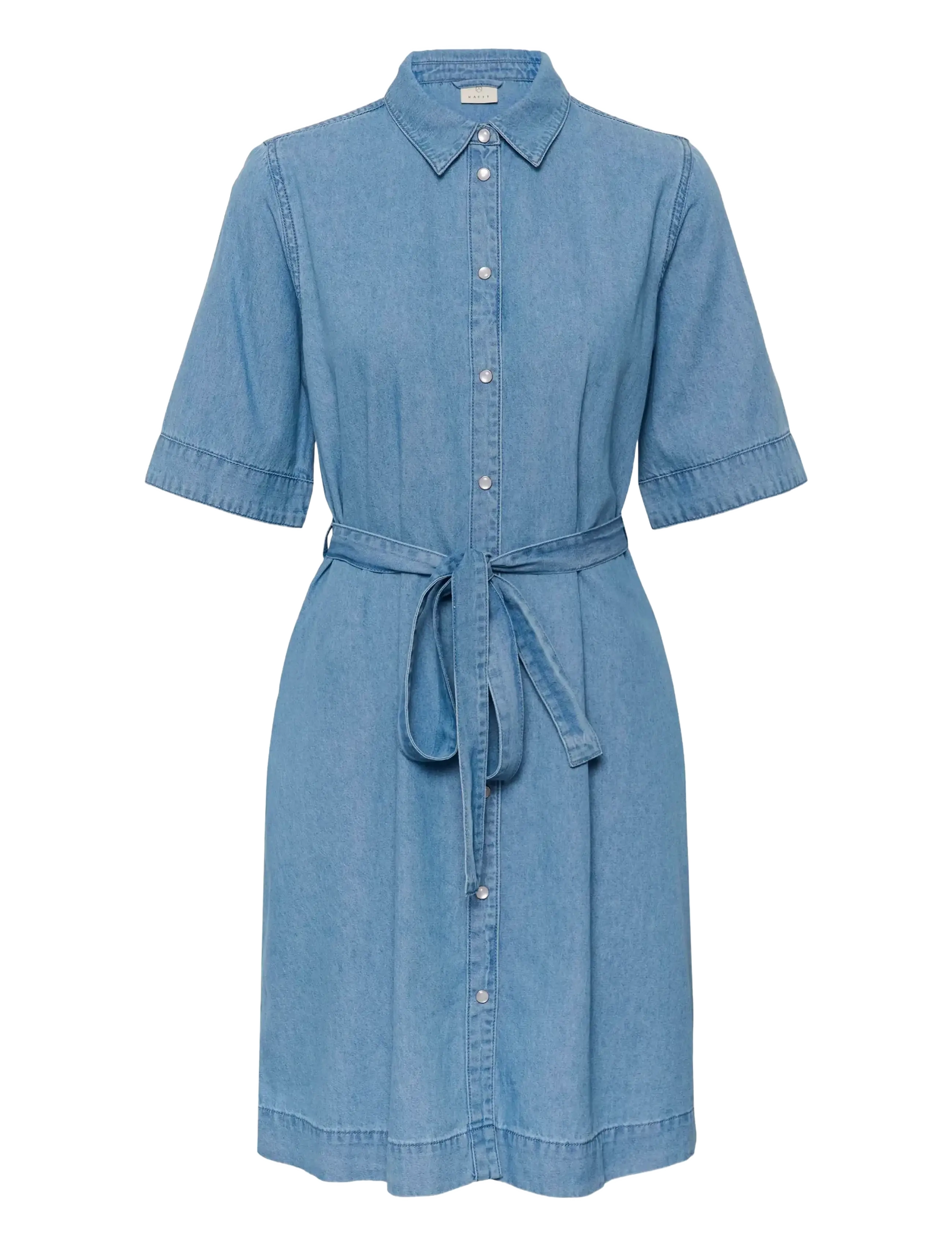 KAFFE Kajade Denim Kleid Blau - 40 - Damen