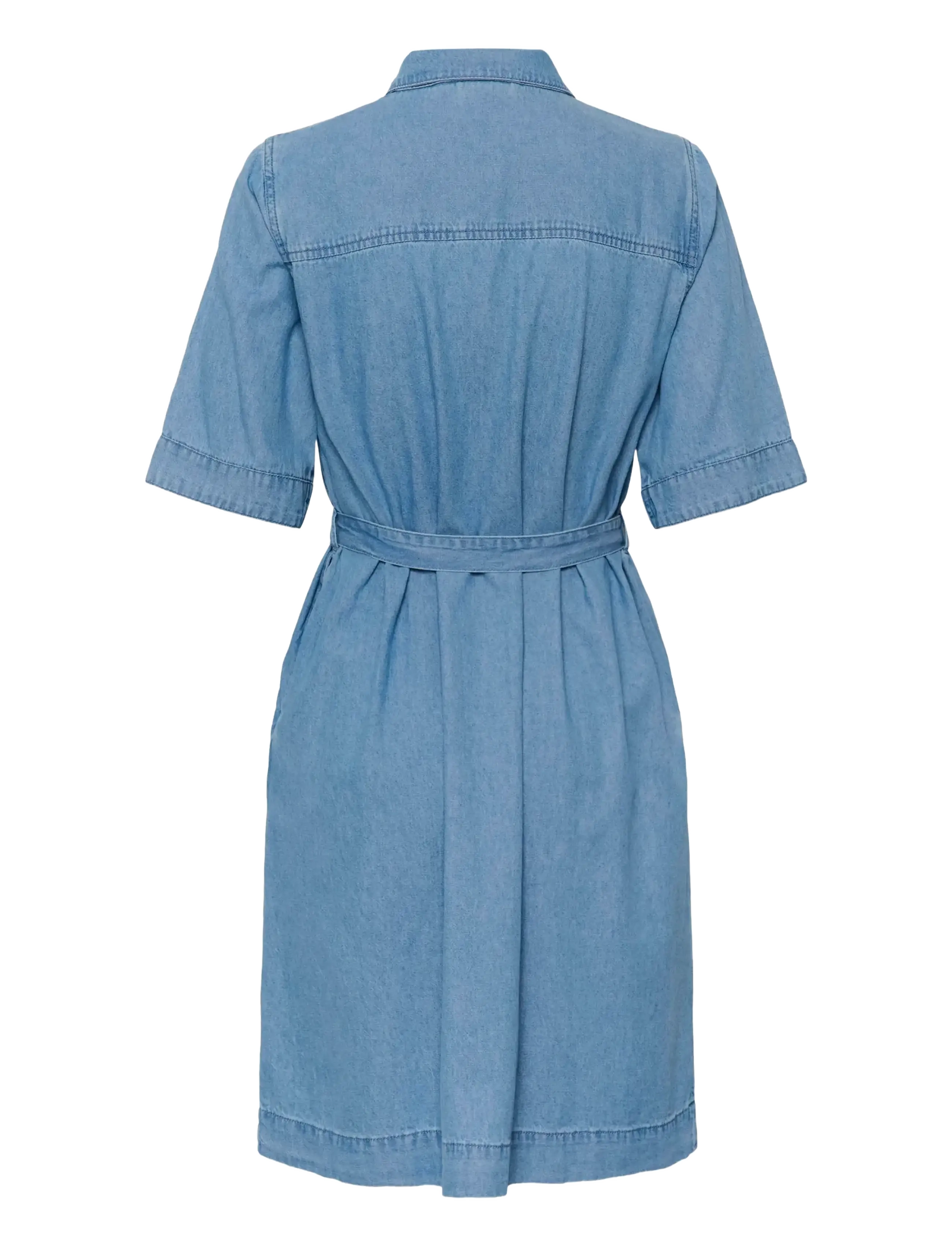 Kaffe - KAjade Denim Dress - cowboykjoler - medium blue chambray - 2