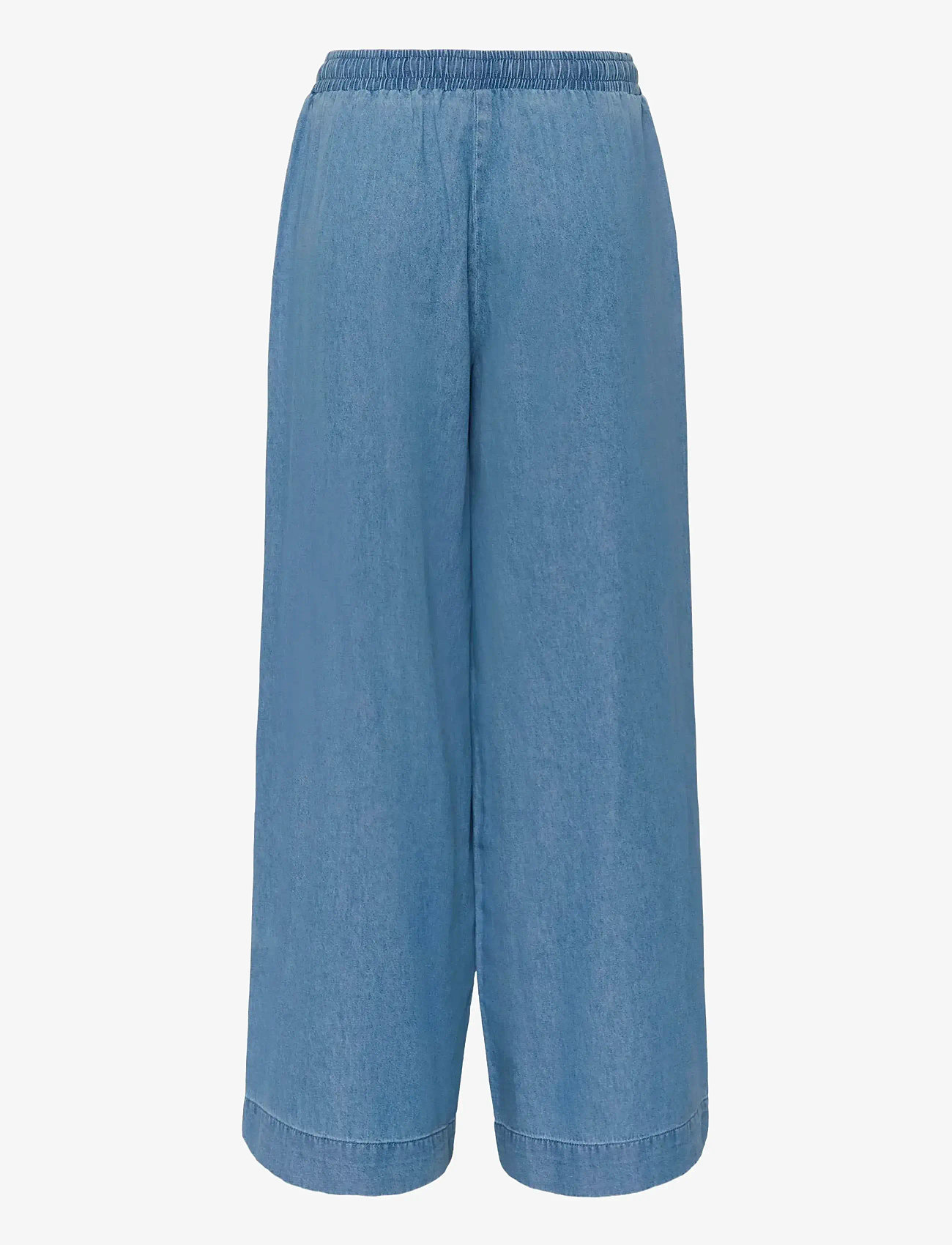Kaffe - KAjade Denim Pants - bukser med brede ben - medium blue chambray - 2
