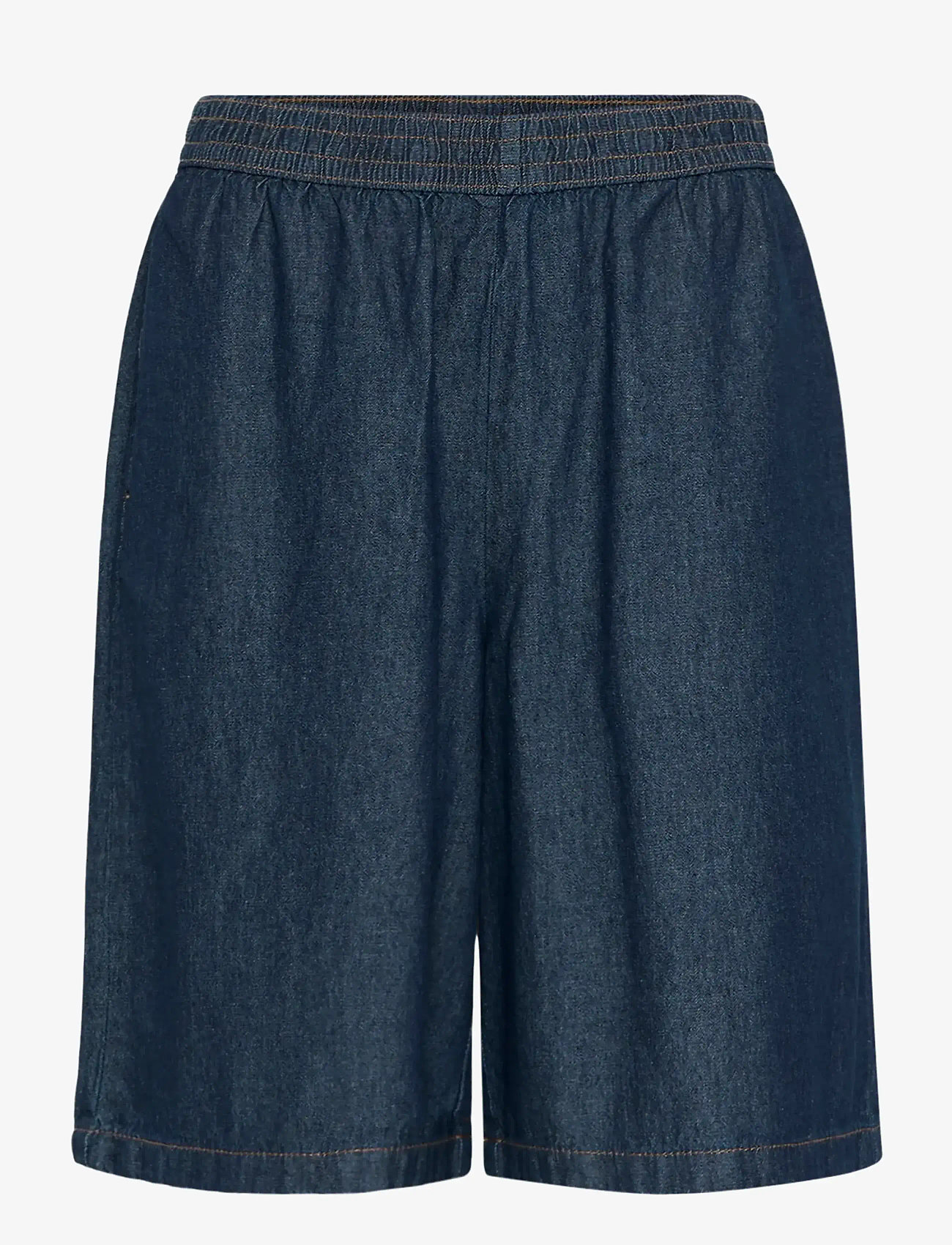Kaffe - KAjade Denim Shorts - casual shorts - dark blue chambray - 1