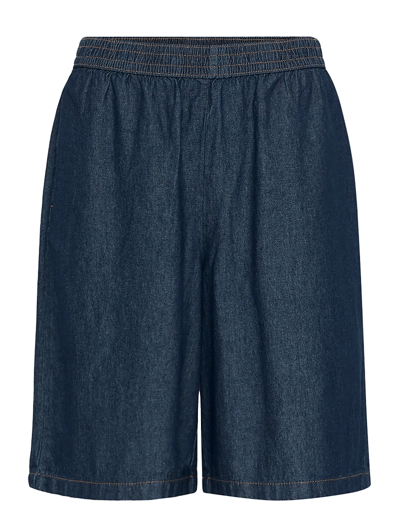 Kaffe - KAjade Denim Shorts - casual shorts - dark blue chambray - 1