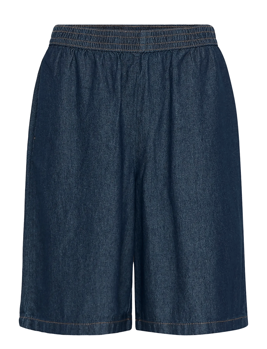 Kaffe - KAjade Denim Shorts - casual shorts - dark blue chambray - 1