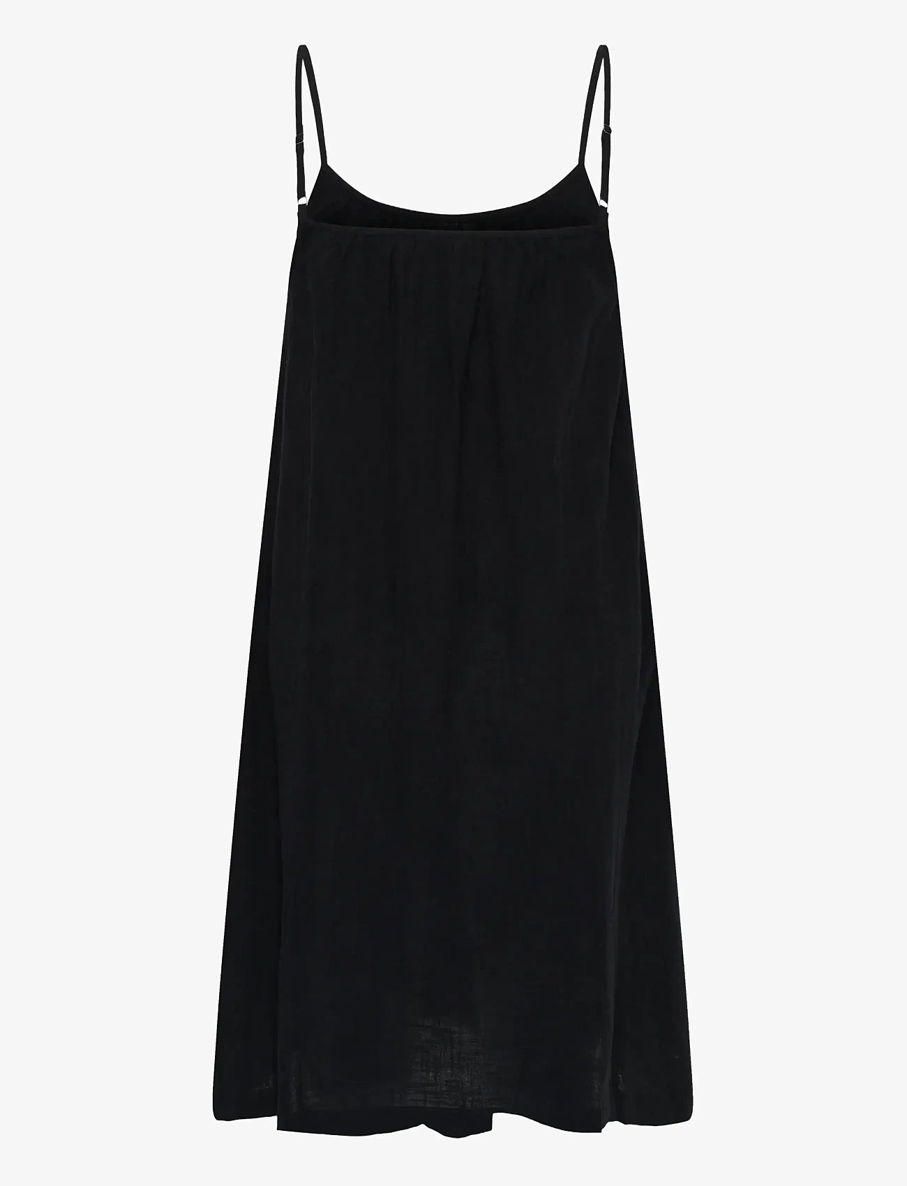 Kaffe - KApauline Short Strap Dress - sommerkjoler - black deep - 2
