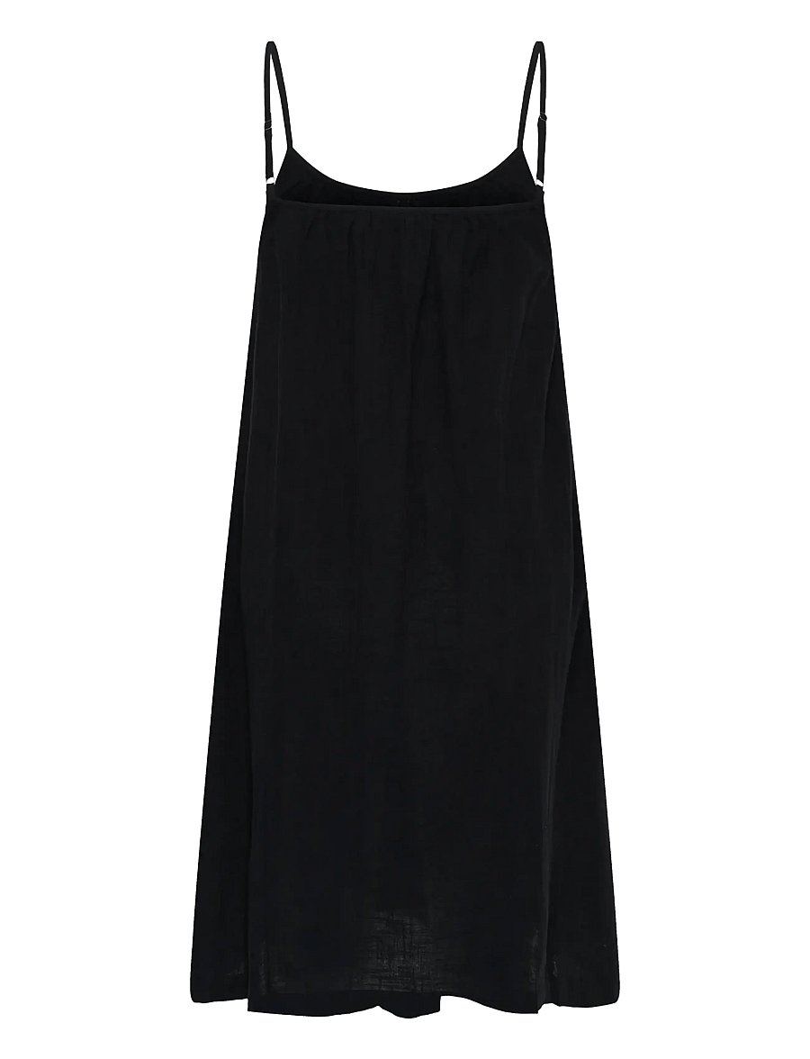Kaffe - KApauline Short Strap Dress - sommerkleider - black deep - 2