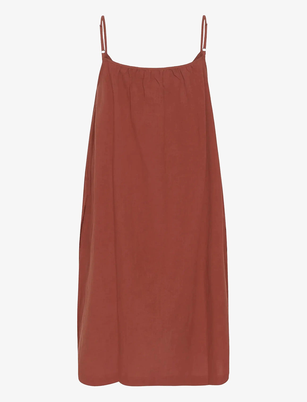 Kaffe - KApauline Short Strap Dress - sommerkleider - henna - 2