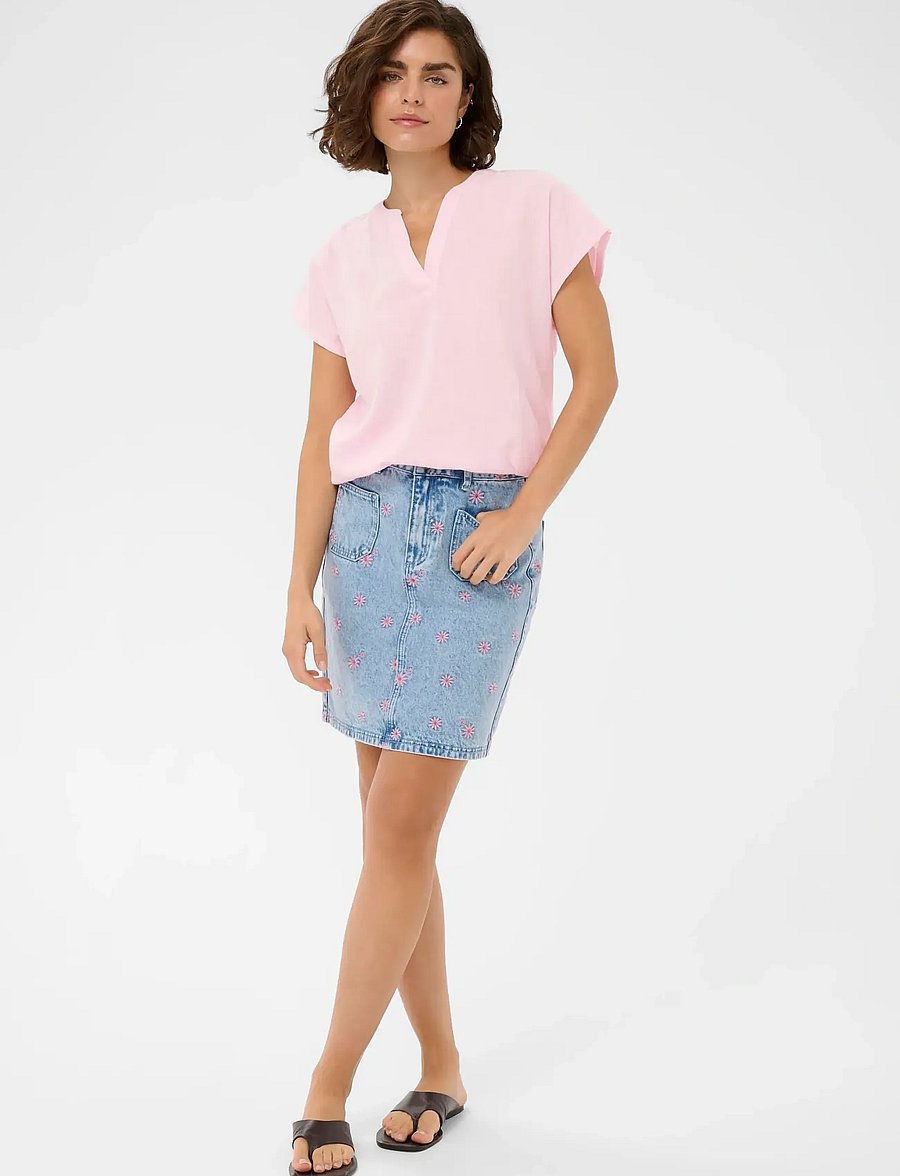 Kaffe - KApauline Blouse - kortärmade blusar - ballerina - 3
