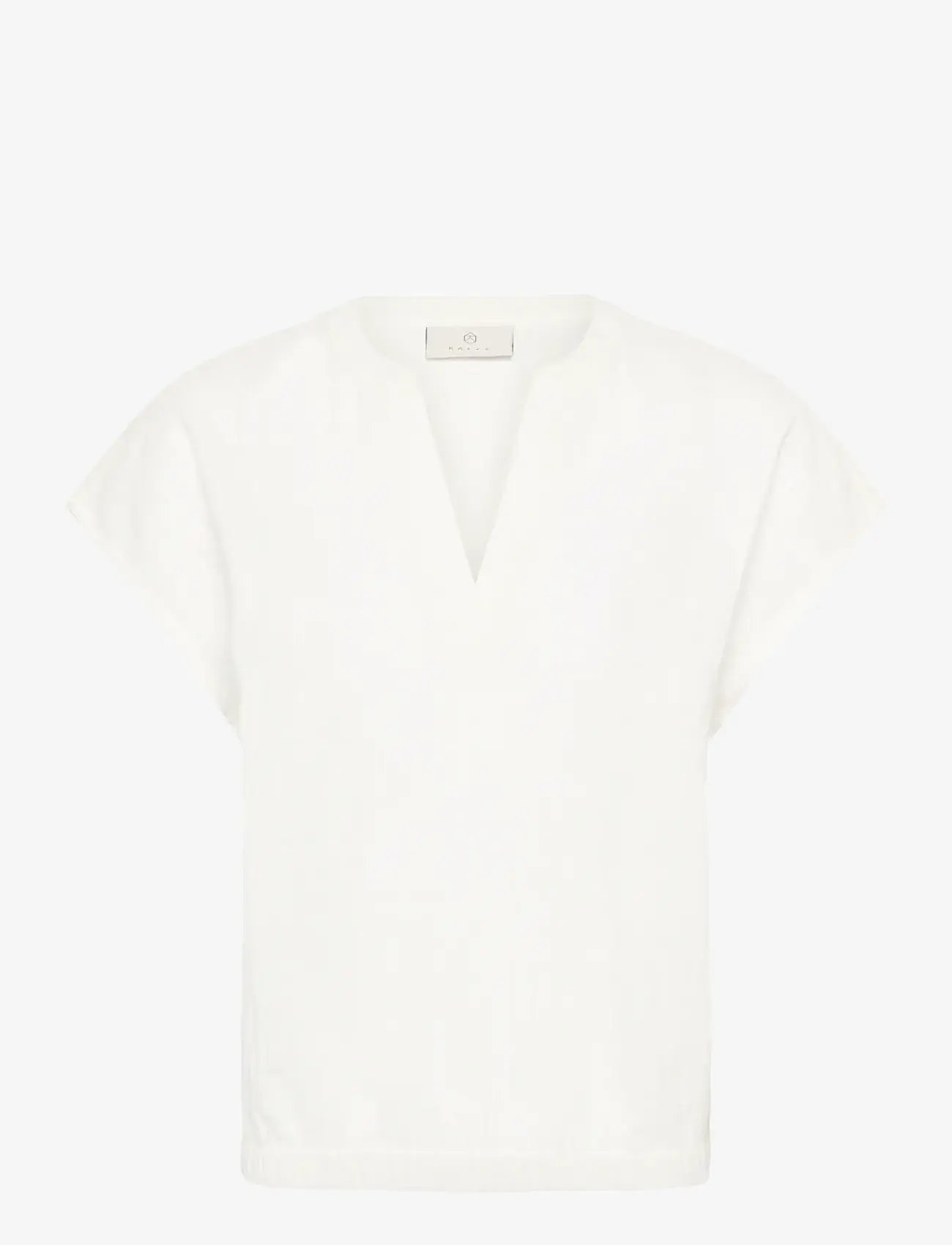 Kaffe - KApauline Blouse - kortærmede bluser - chalk - 1