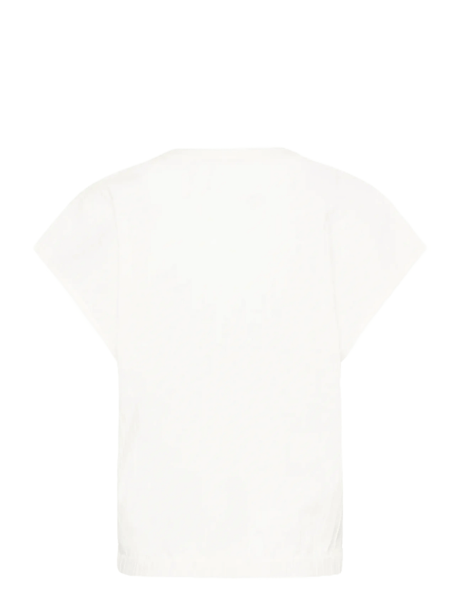 Kaffe - KApauline Blouse - kortärmade blusar - chalk - 2